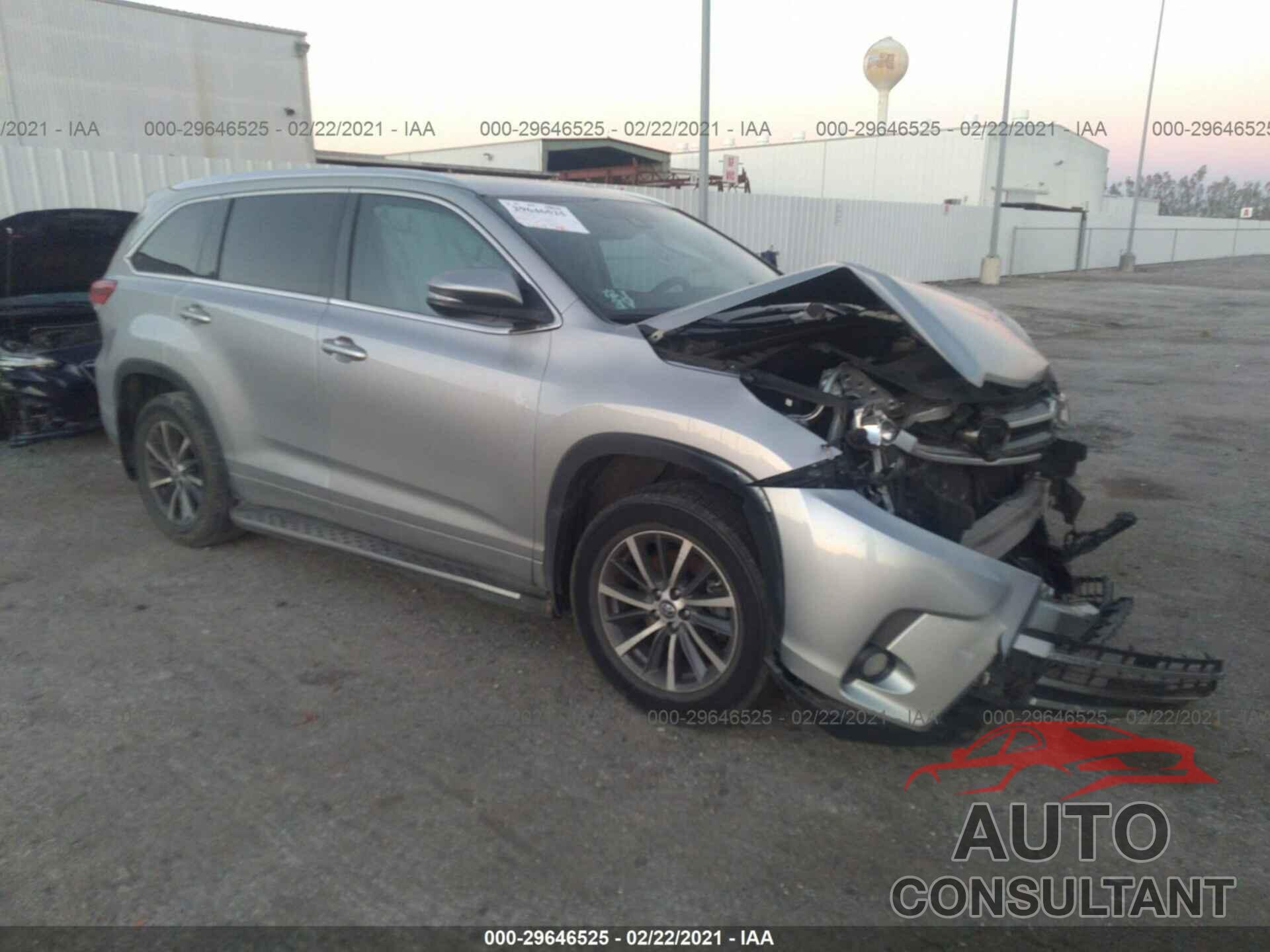 TOYOTA HIGHLANDER 2017 - 5TDKZRFHXHS510929