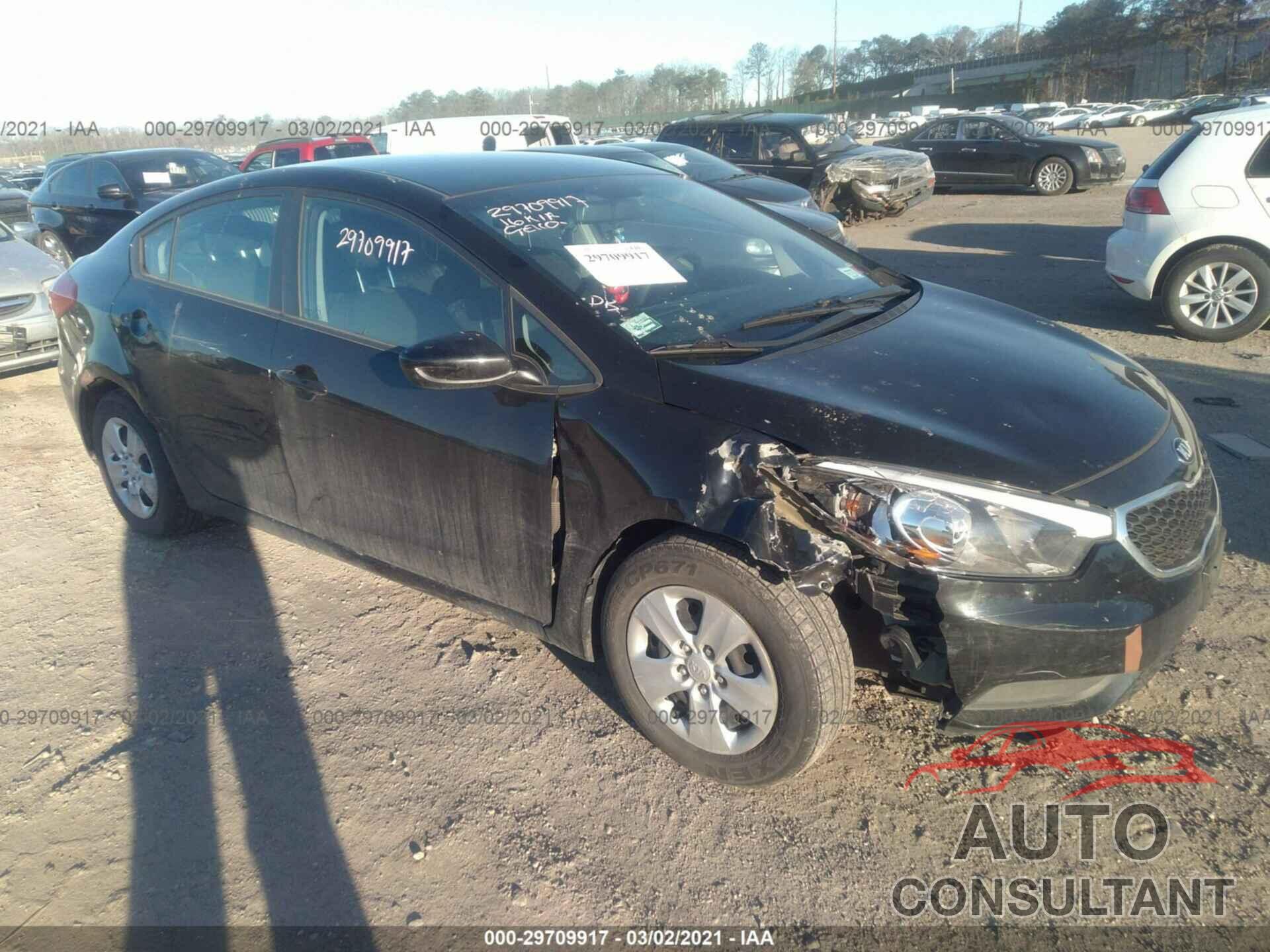 KIA FORTE 2016 - KNAFK4A66G5618500