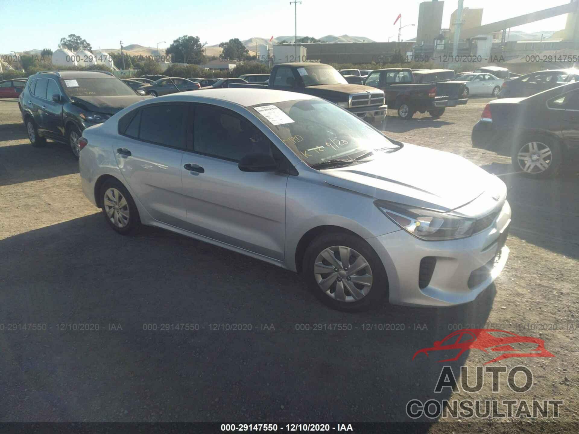 KIA RIO 2018 - 3KPA24AB9JE048756