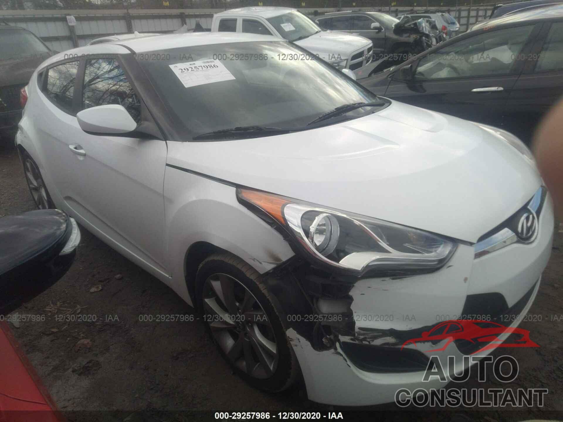 HYUNDAI VELOSTER 2016 - KMHTC6AD3GU291374