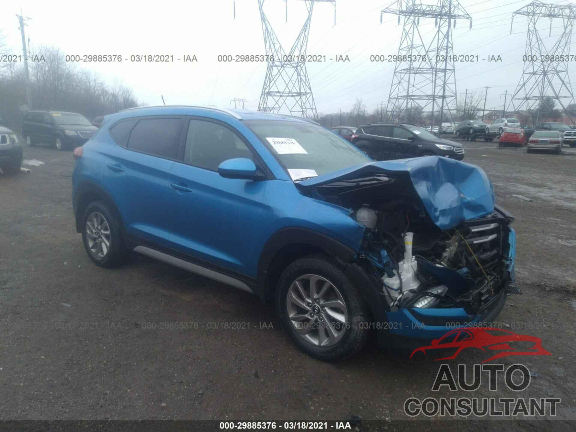 HYUNDAI TUCSON 2017 - KM8J3CA41HU482489