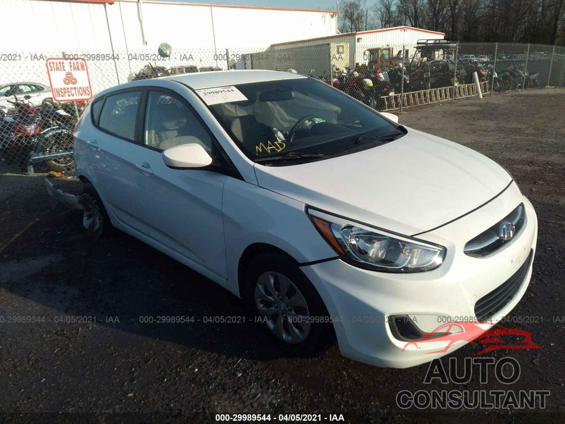 HYUNDAI ACCENT 2017 - KMHCT5AE2HU315877