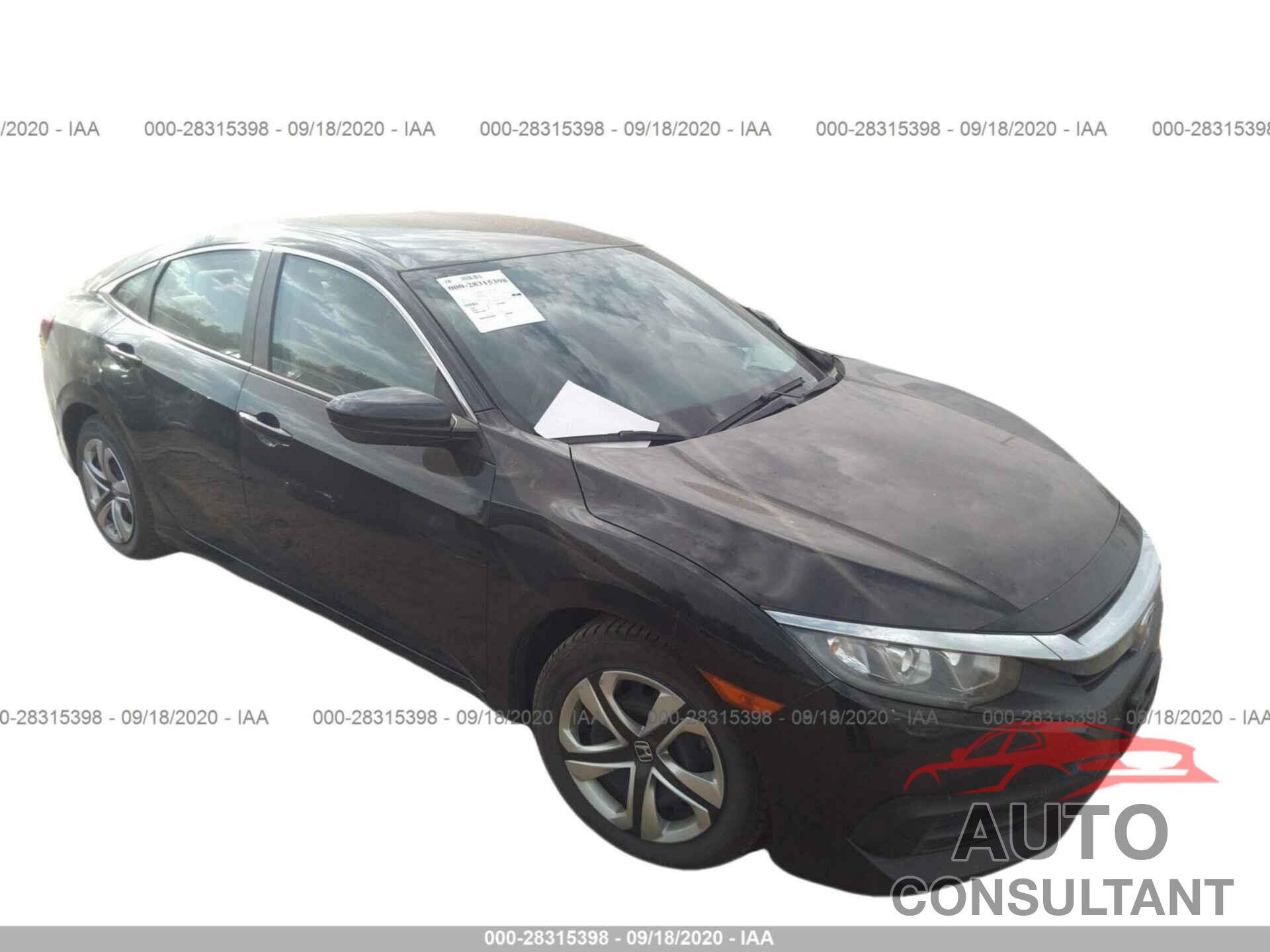 HONDA CIVIC SEDAN 2016 - 2HGFC2F56GH531131