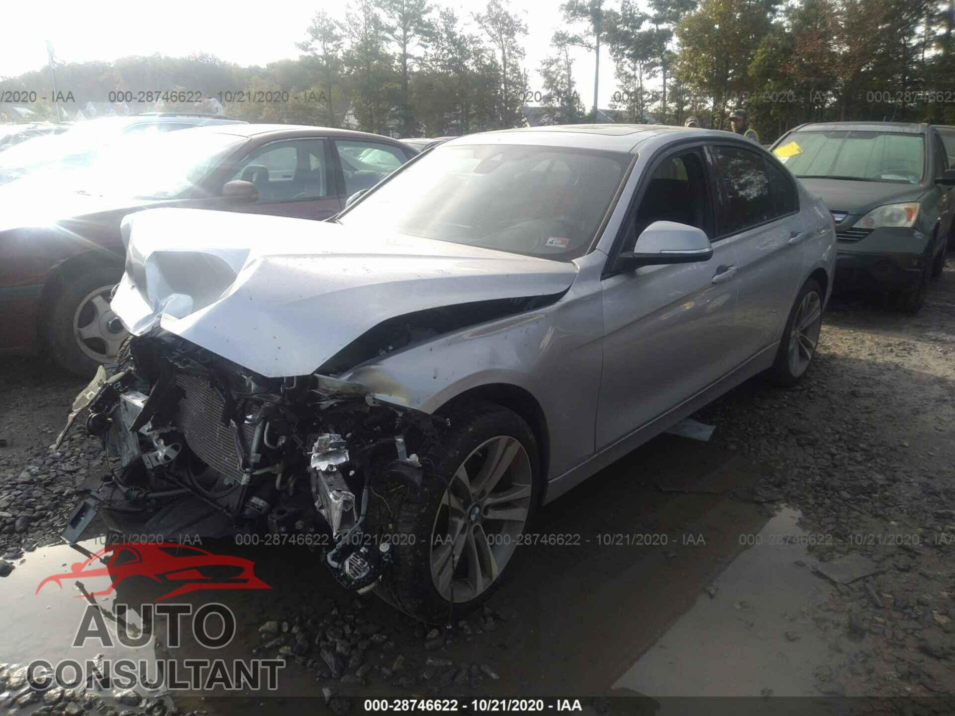 BMW 3 SERIES 2016 - WBA8E9G51GNT44246