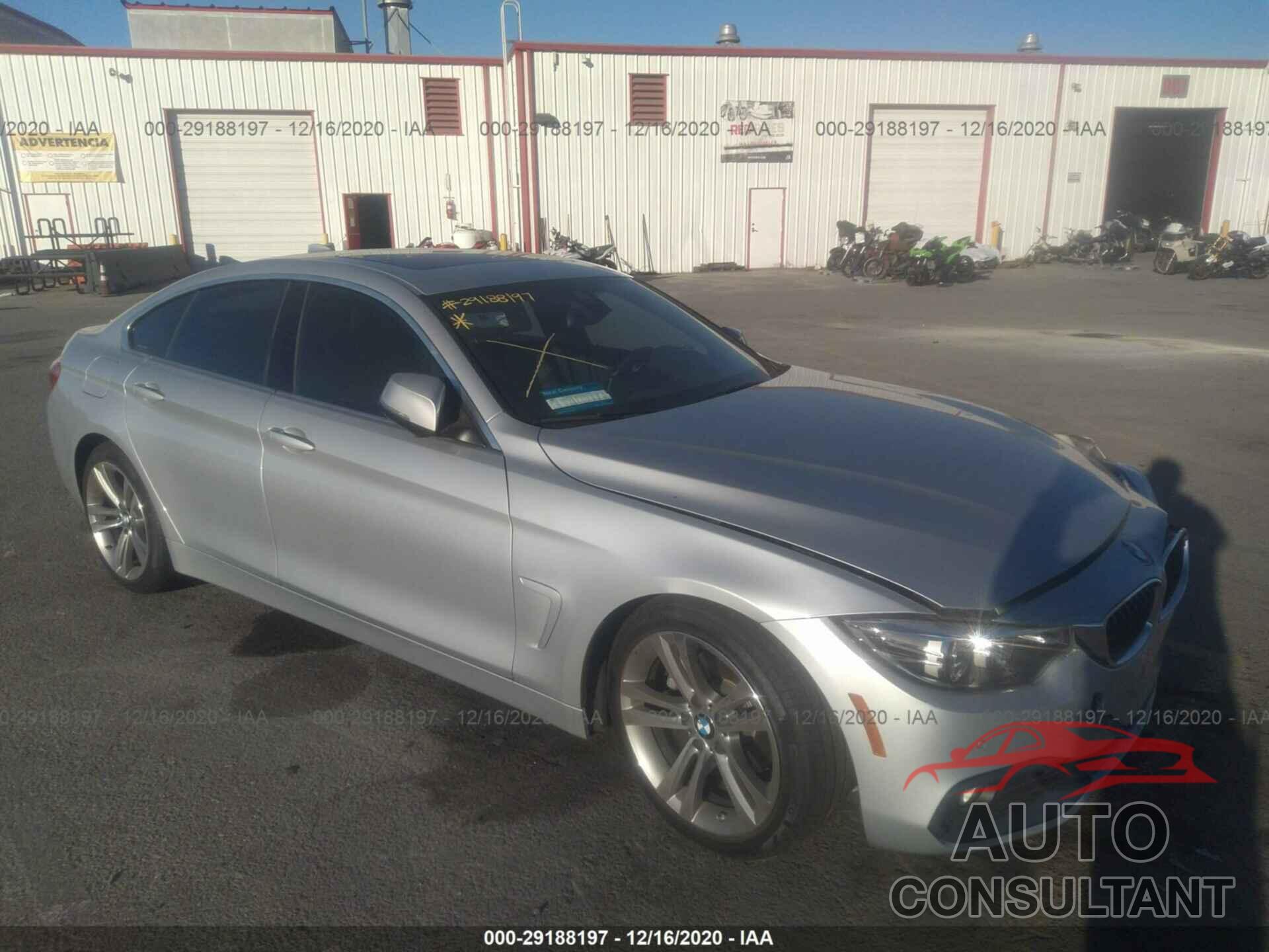 BMW 4 SERIES 2018 - WBA4J1C55JBG78695