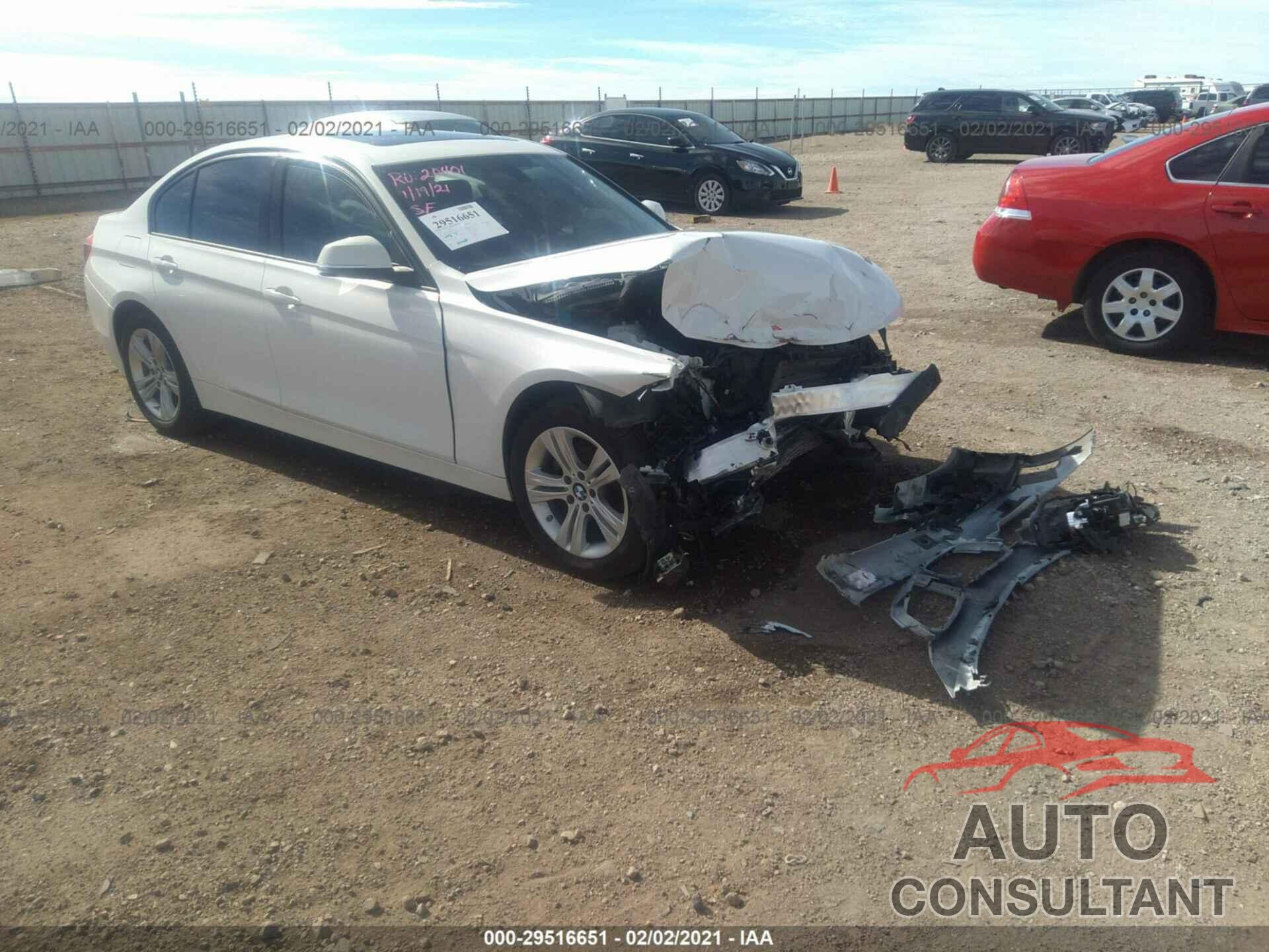 BMW 3 SERIES 2016 - WBA8E9G57GNU29804