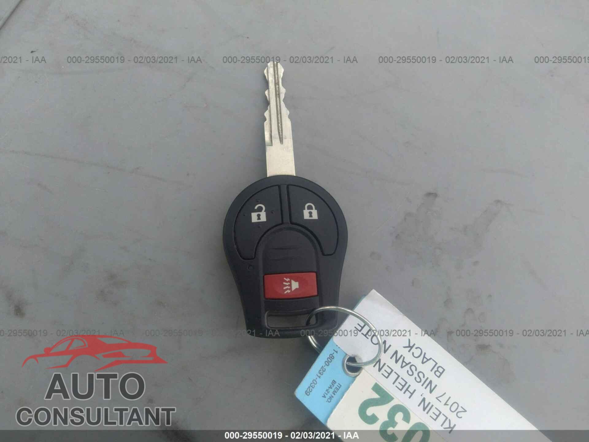 NISSAN VERSA NOTE 2017 - 3N1CE2CP3HL360285