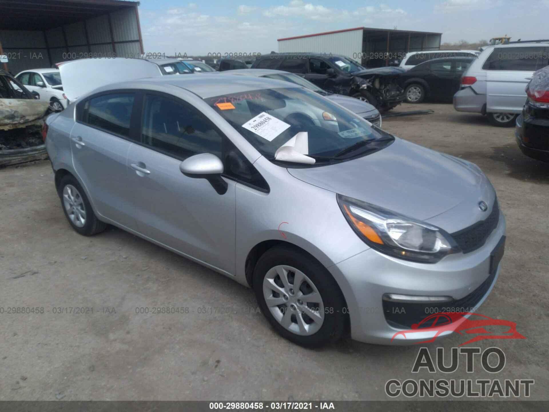 KIA RIO 2016 - KNADM4A38G6596002