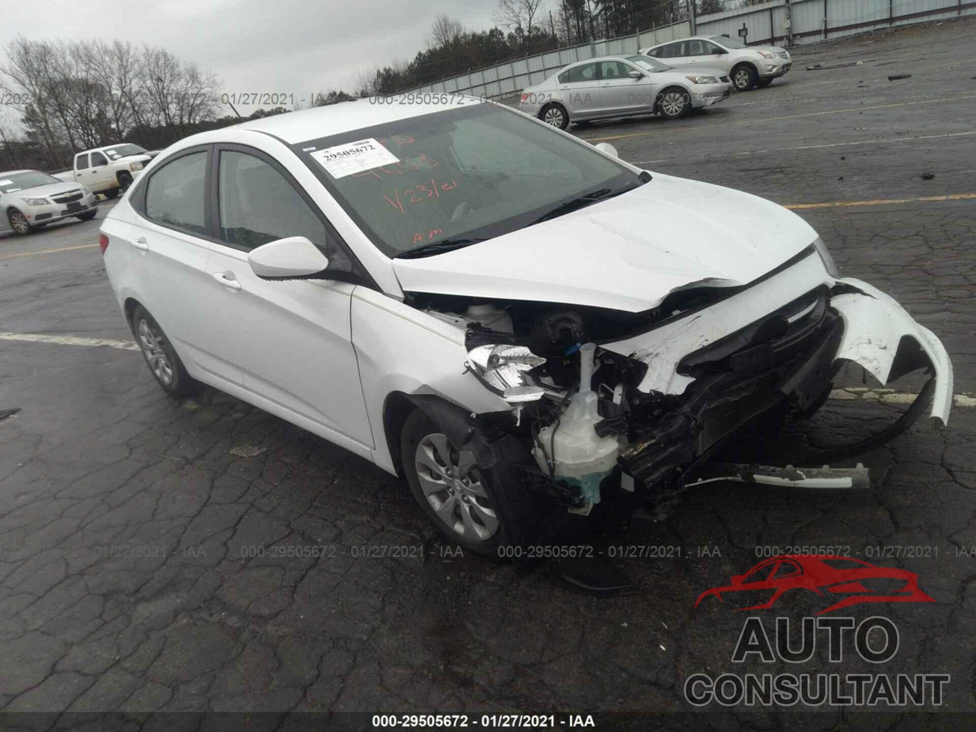HYUNDAI ACCENT 2016 - KMHCT4AE8GU164603