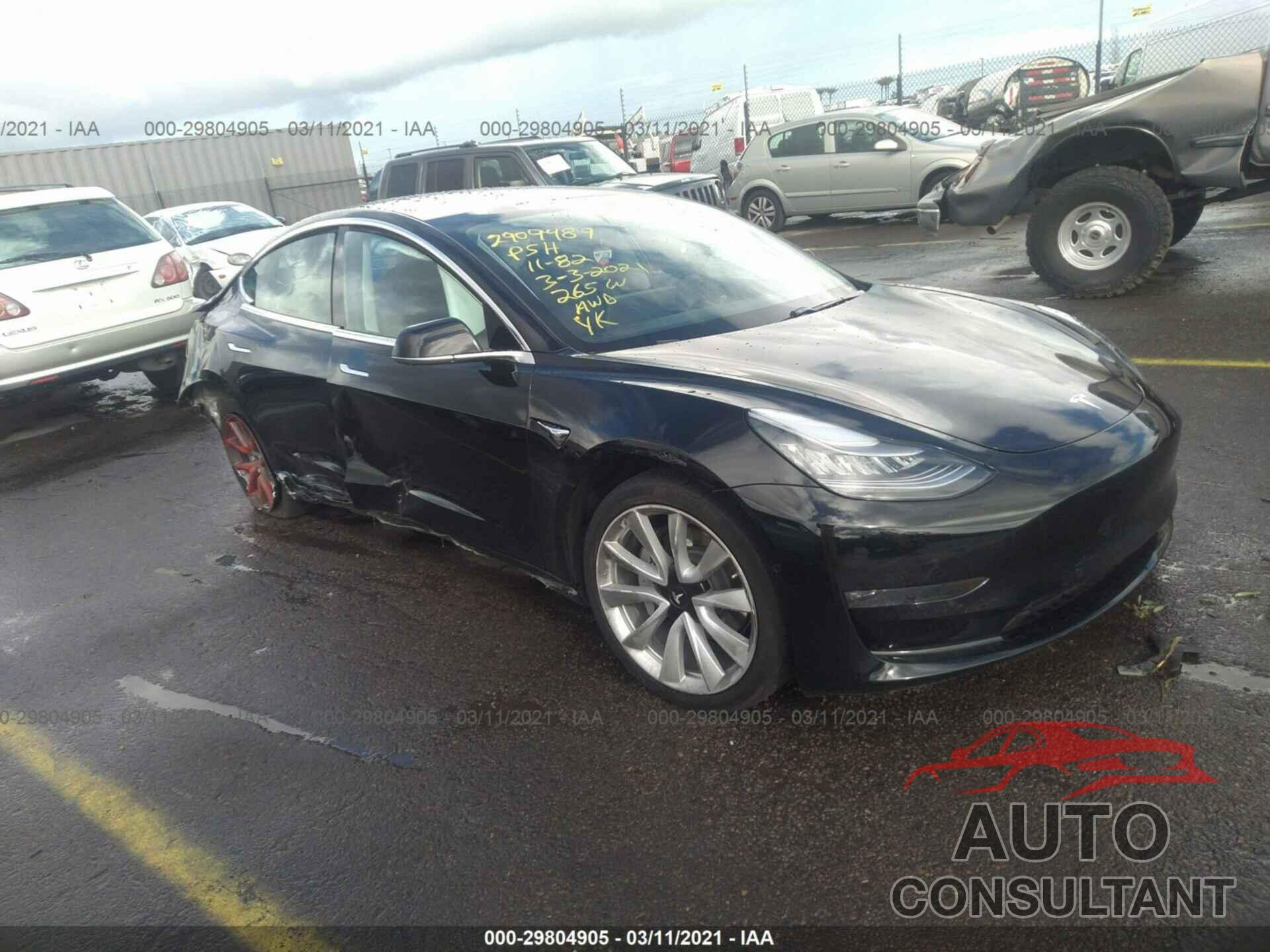 TESLA MODEL 3 2020 - 5YJ3E1EB4LF746603