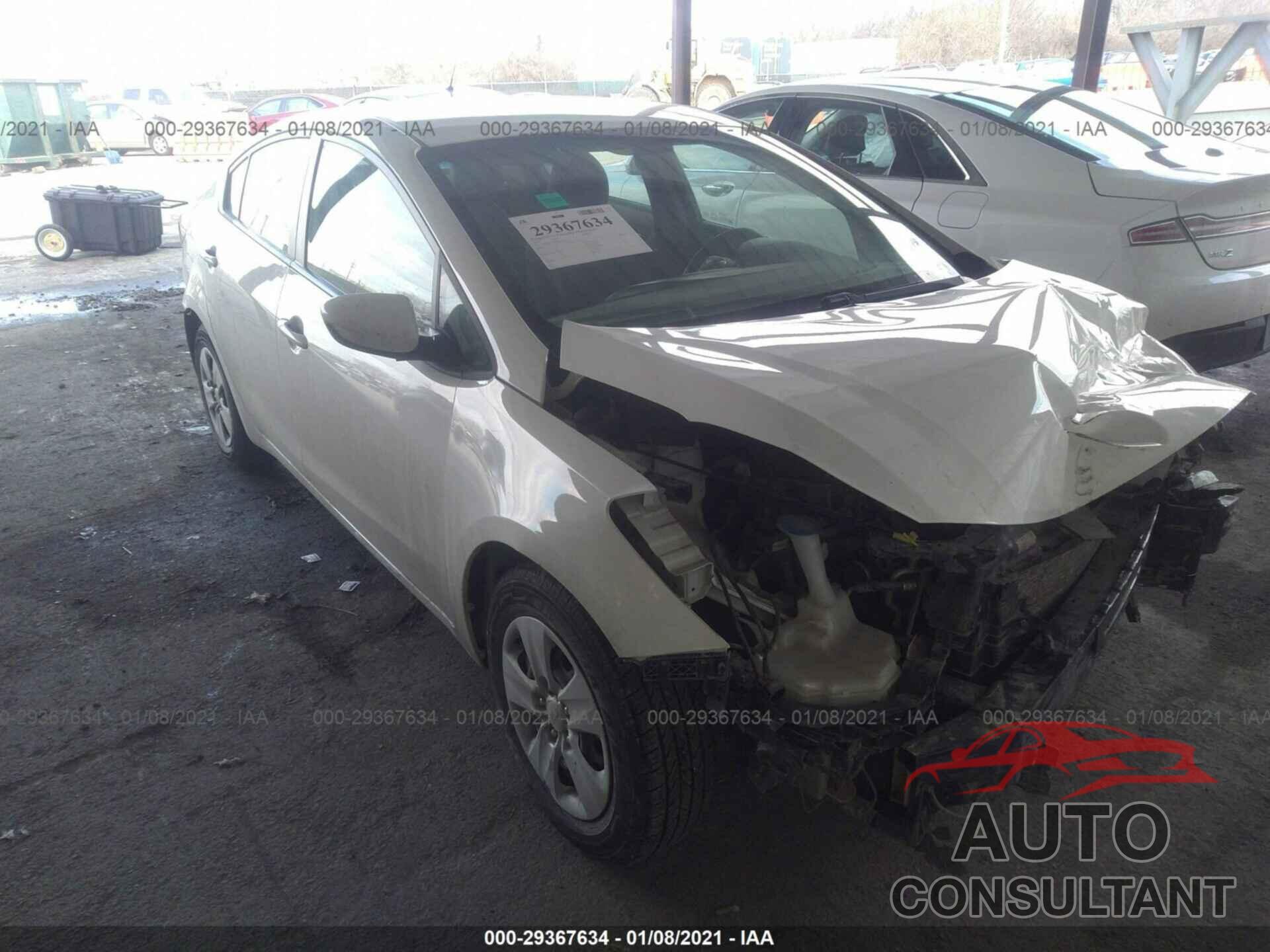 KIA FORTE 2017 - 3KPFK4A78HE094235