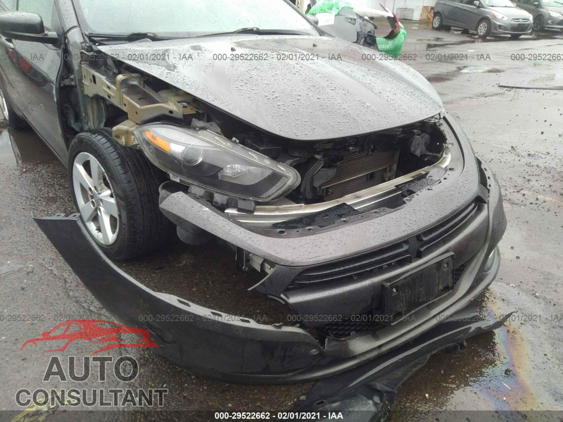 DODGE DART 2016 - 1C3CDFBB7GD551147