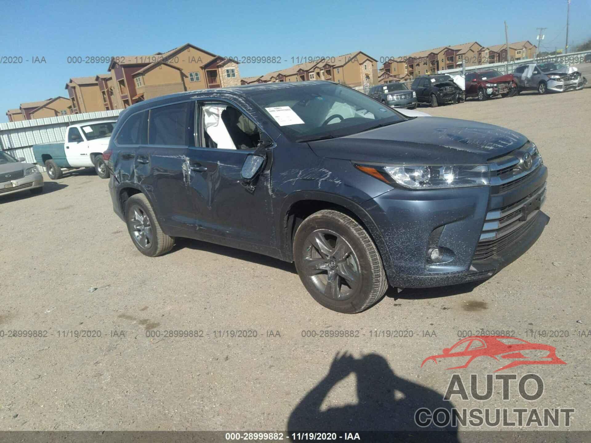 TOYOTA HIGHLANDER 2019 - 5TDYZRFH6KS334513