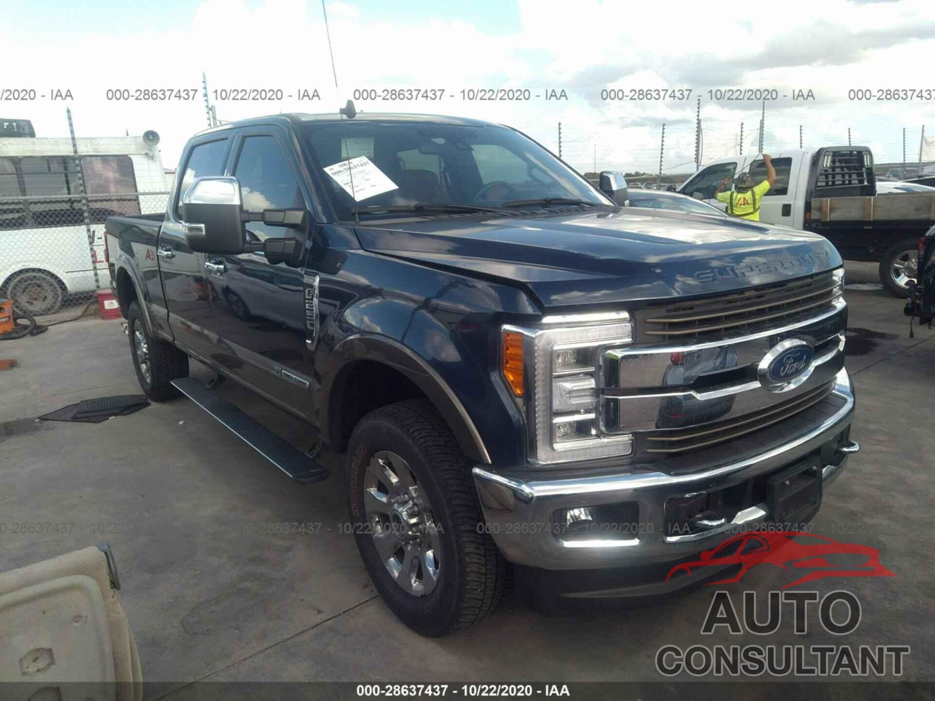 FORD SUPER DUTY F-250 SRW 2019 - 1FT7W2BT0KEF11696