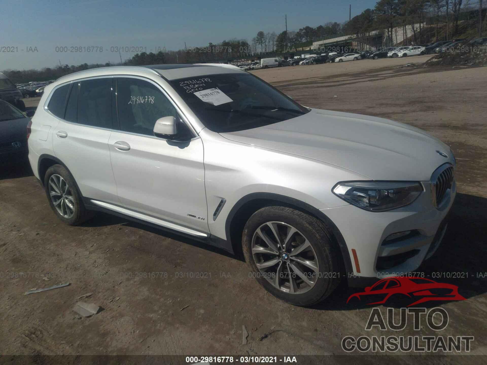 BMW X3 2018 - 5UXTR9C56JLD60230