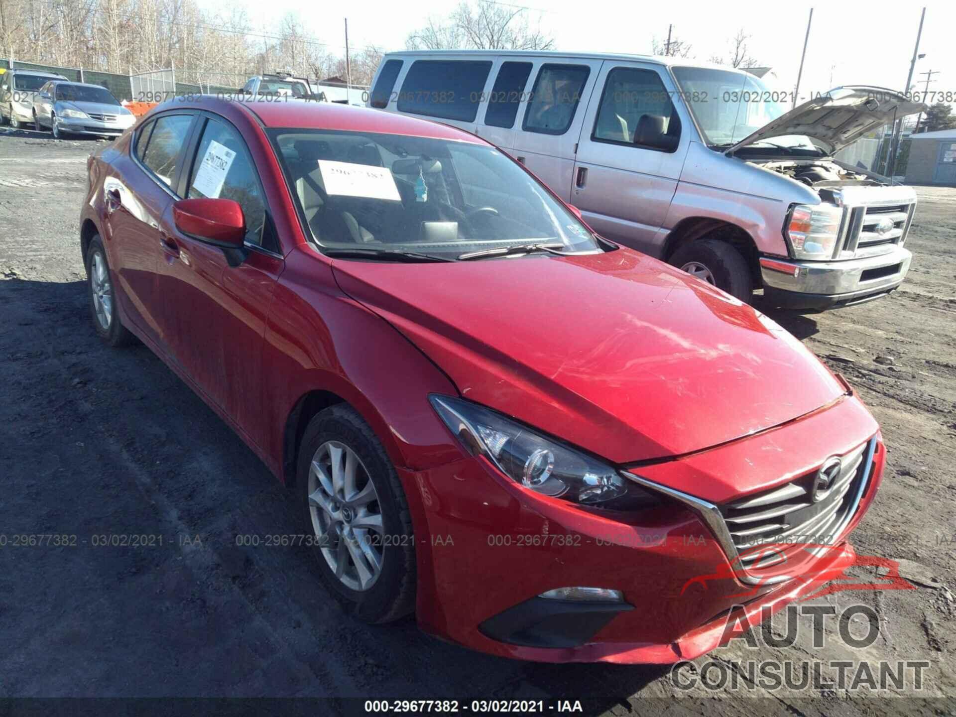 MAZDA MAZDA3 2016 - 3MZBM1U70GM252281