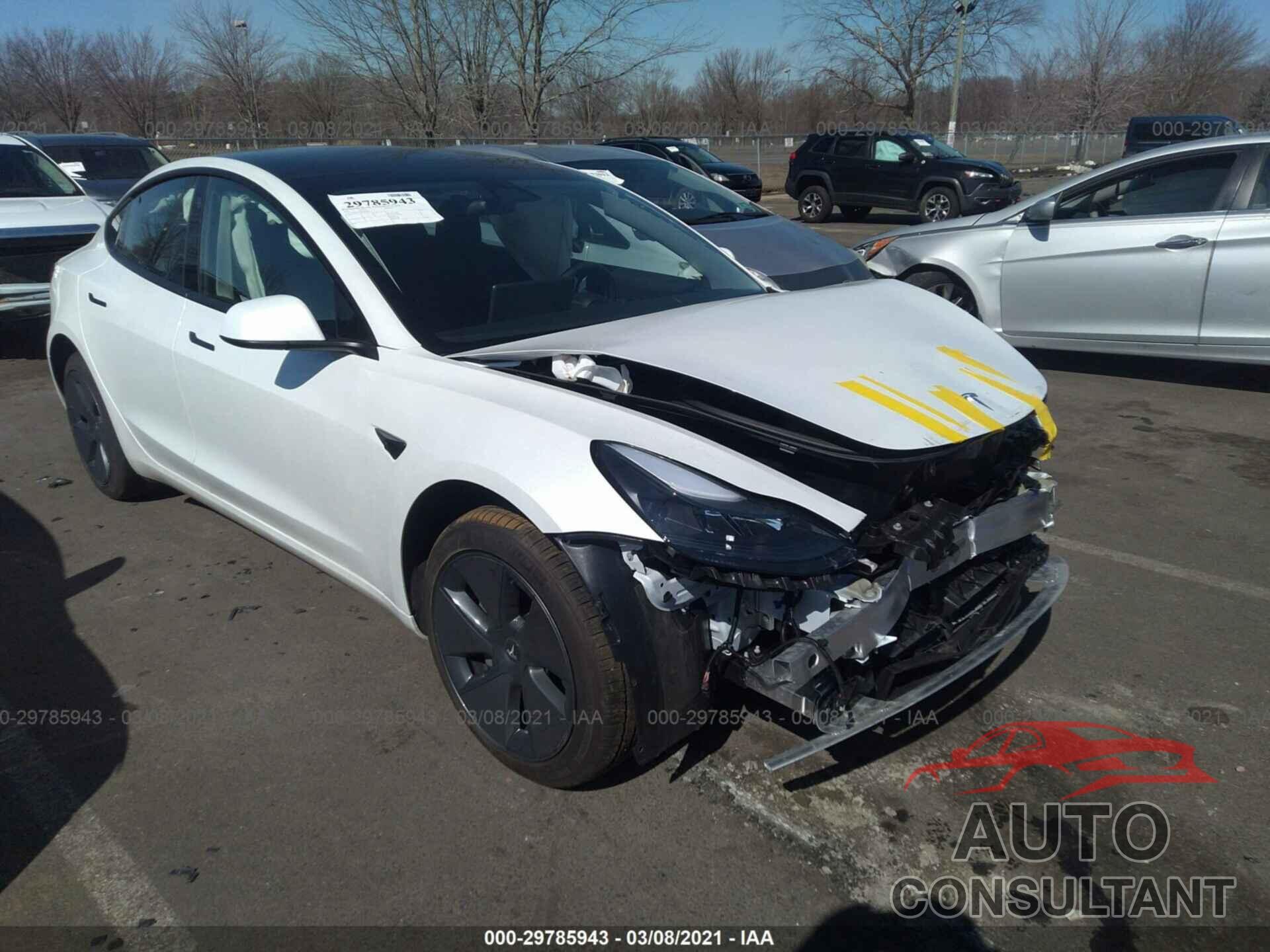TESLA MODEL 3 2021 - 5YJ3E1EB9MF869587