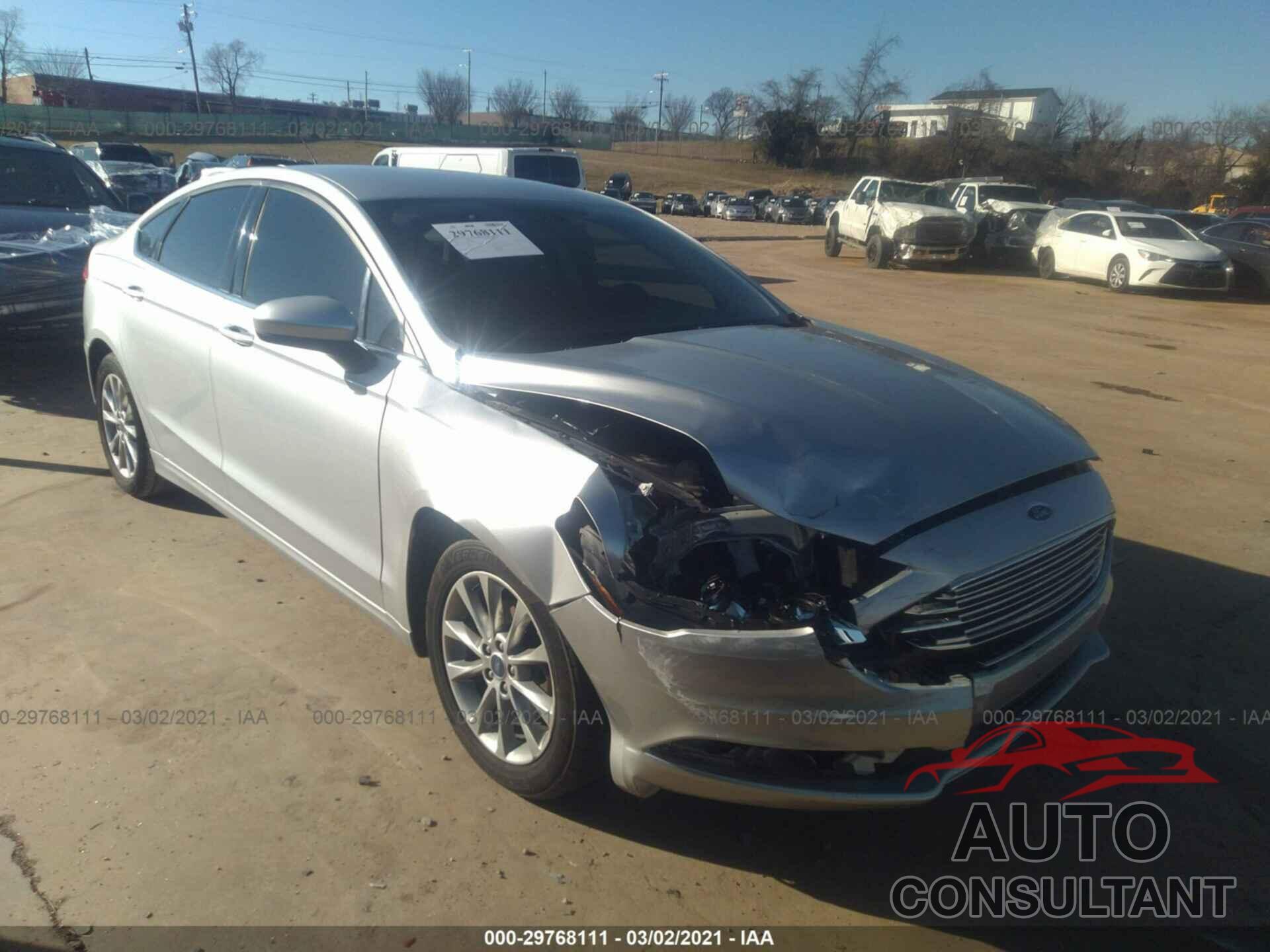 FORD FUSION 2017 - 3FA6P0H77HR148865