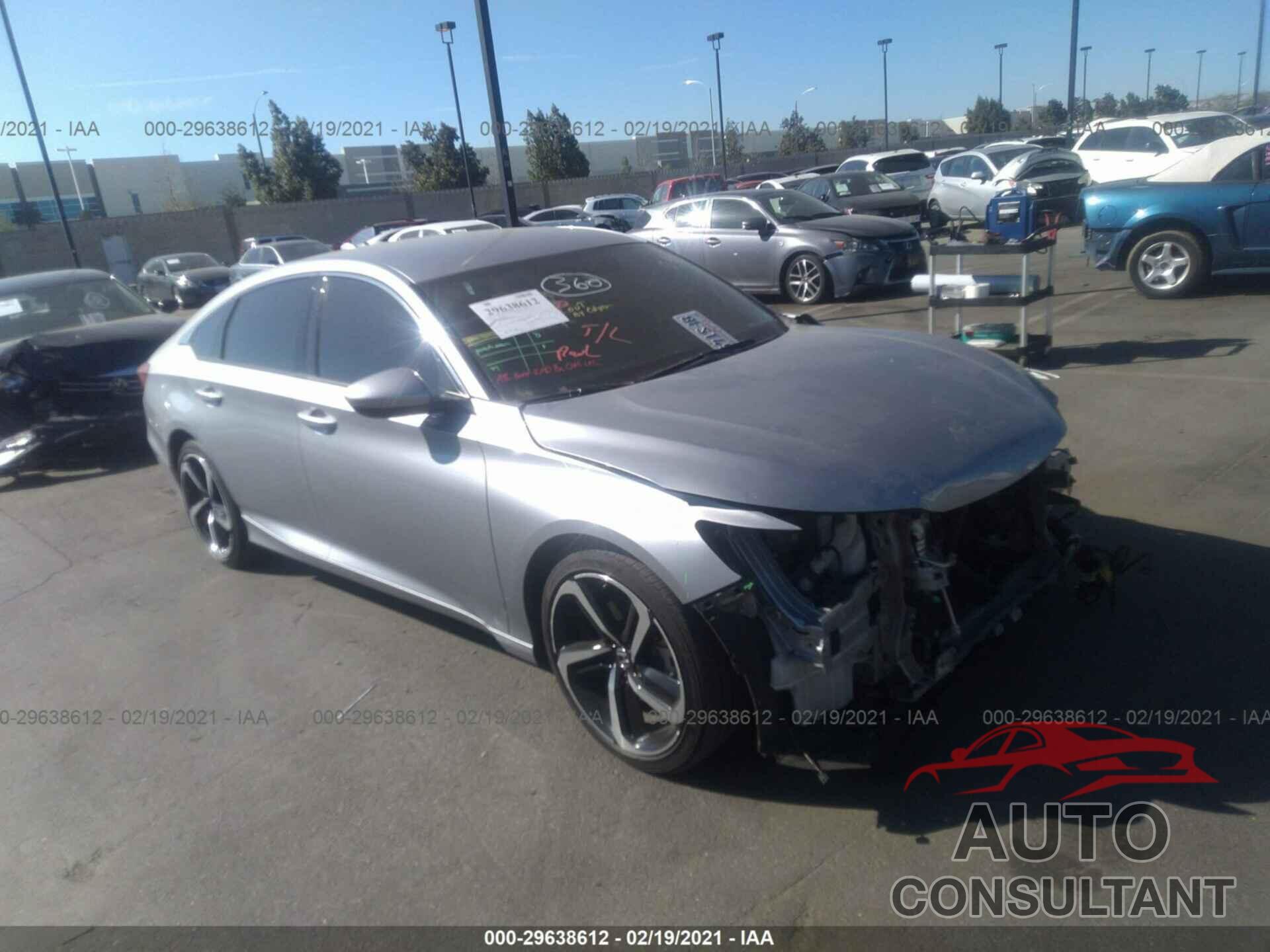 HONDA ACCORD SEDAN 2018 - 1HGCV1F34JA237111