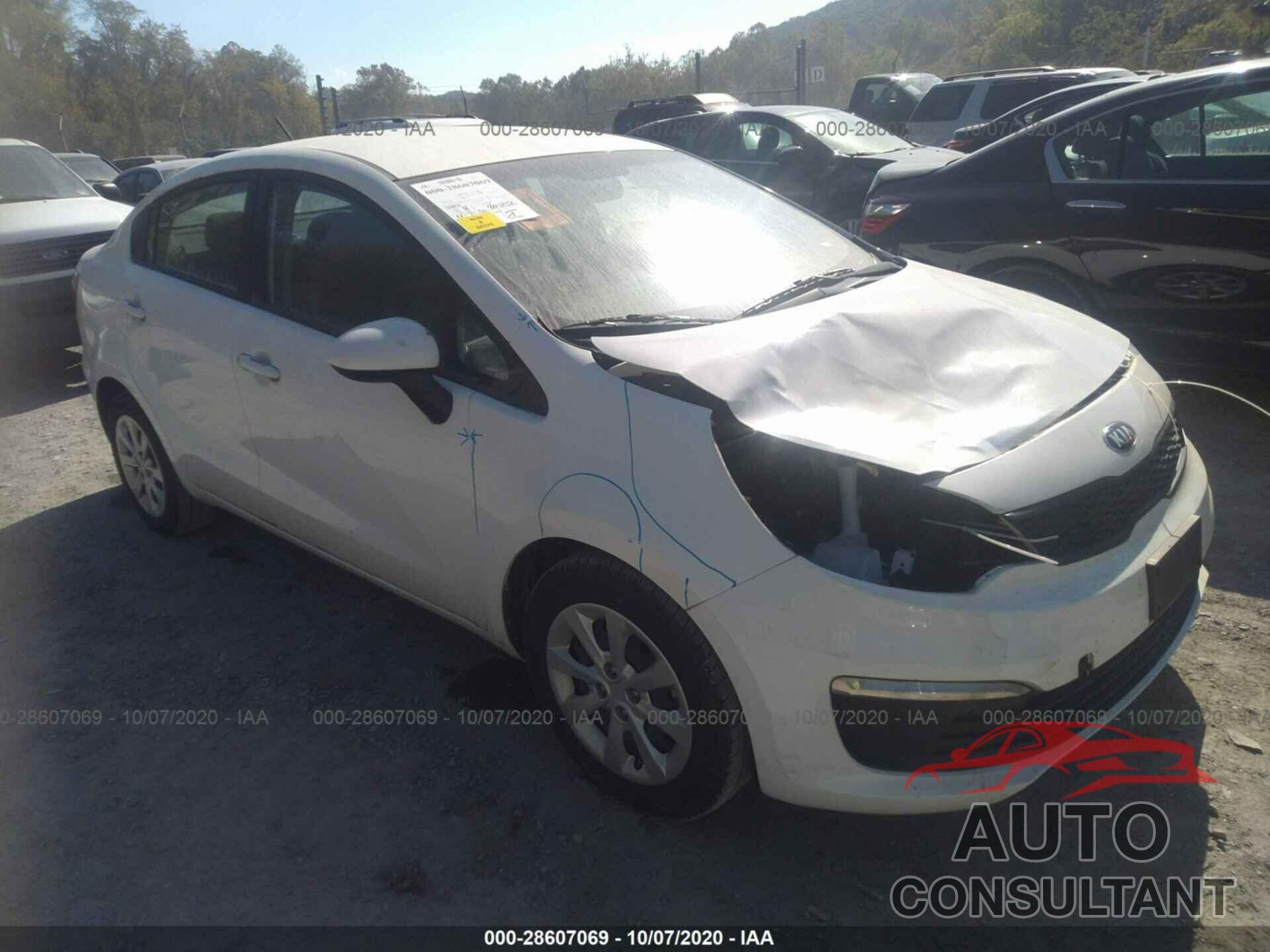 KIA RIO 2016 - KNADM4A30G6646990