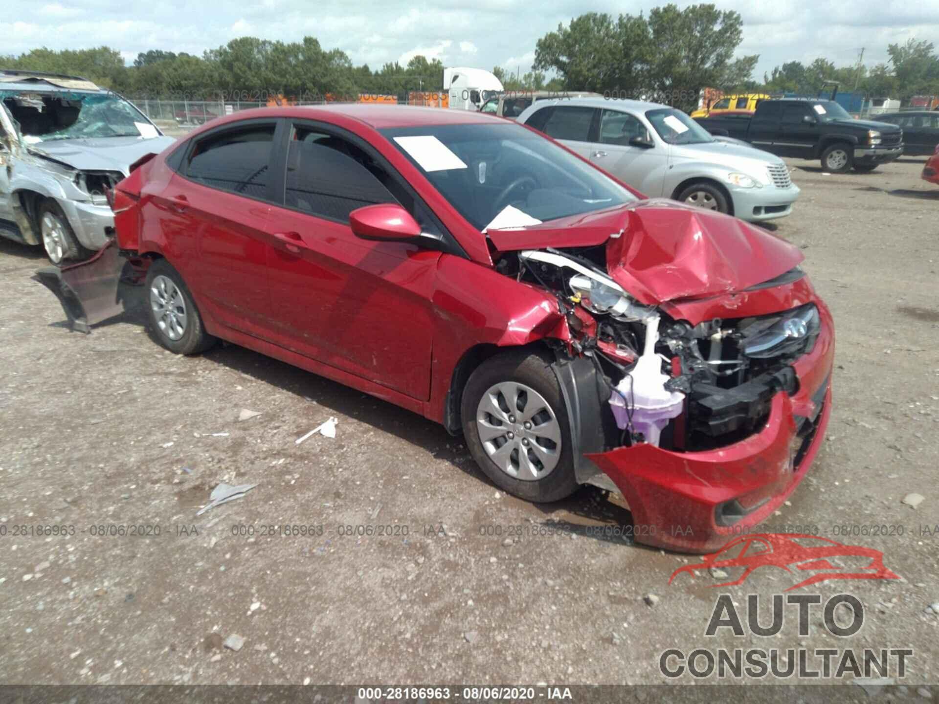 HYUNDAI ACCENT 2016 - KMHCT4AEXGU117797