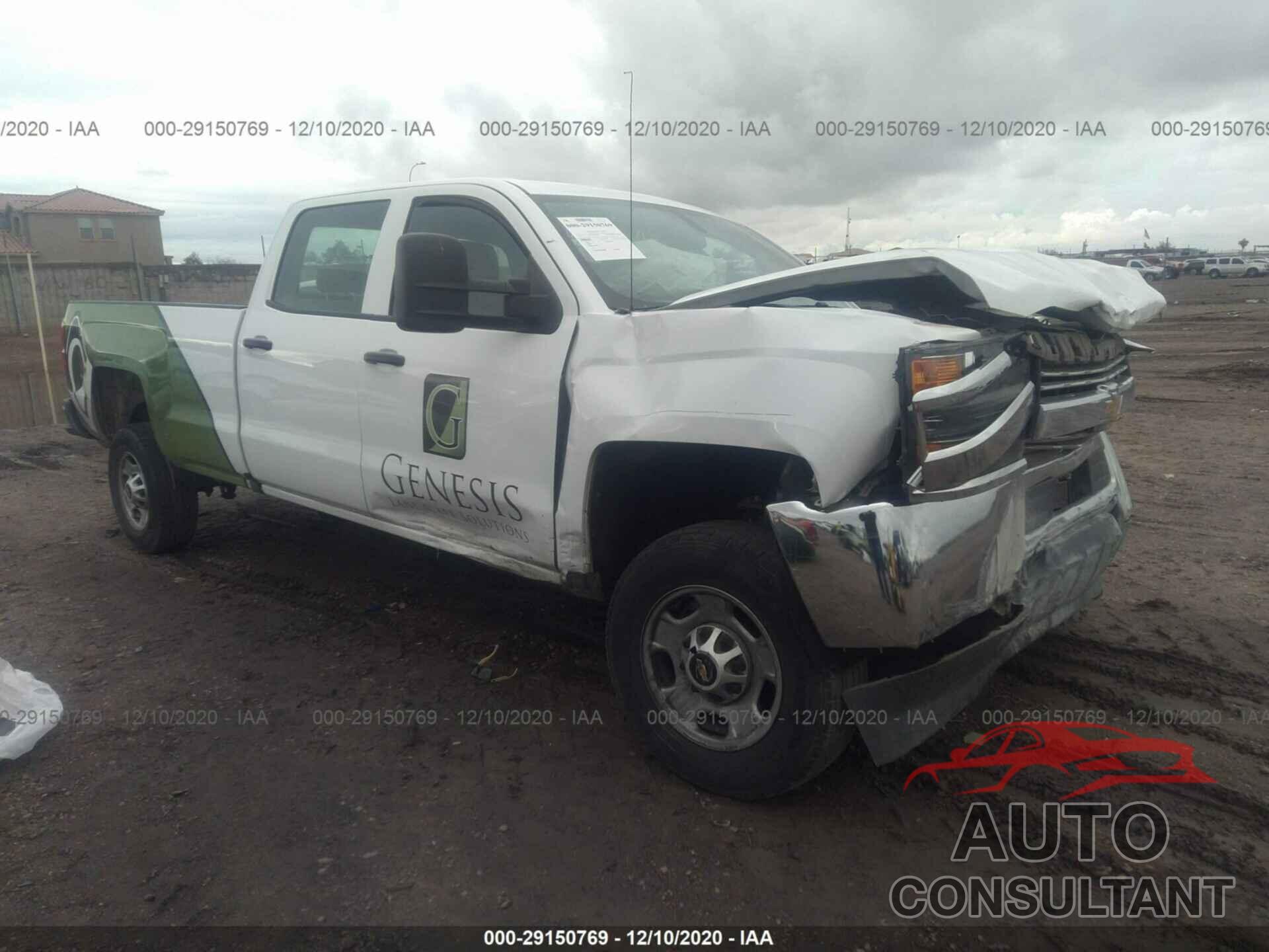 CHEVROLET SILVERADO 2500HD 2018 - 1GC1CUEG2JF103847