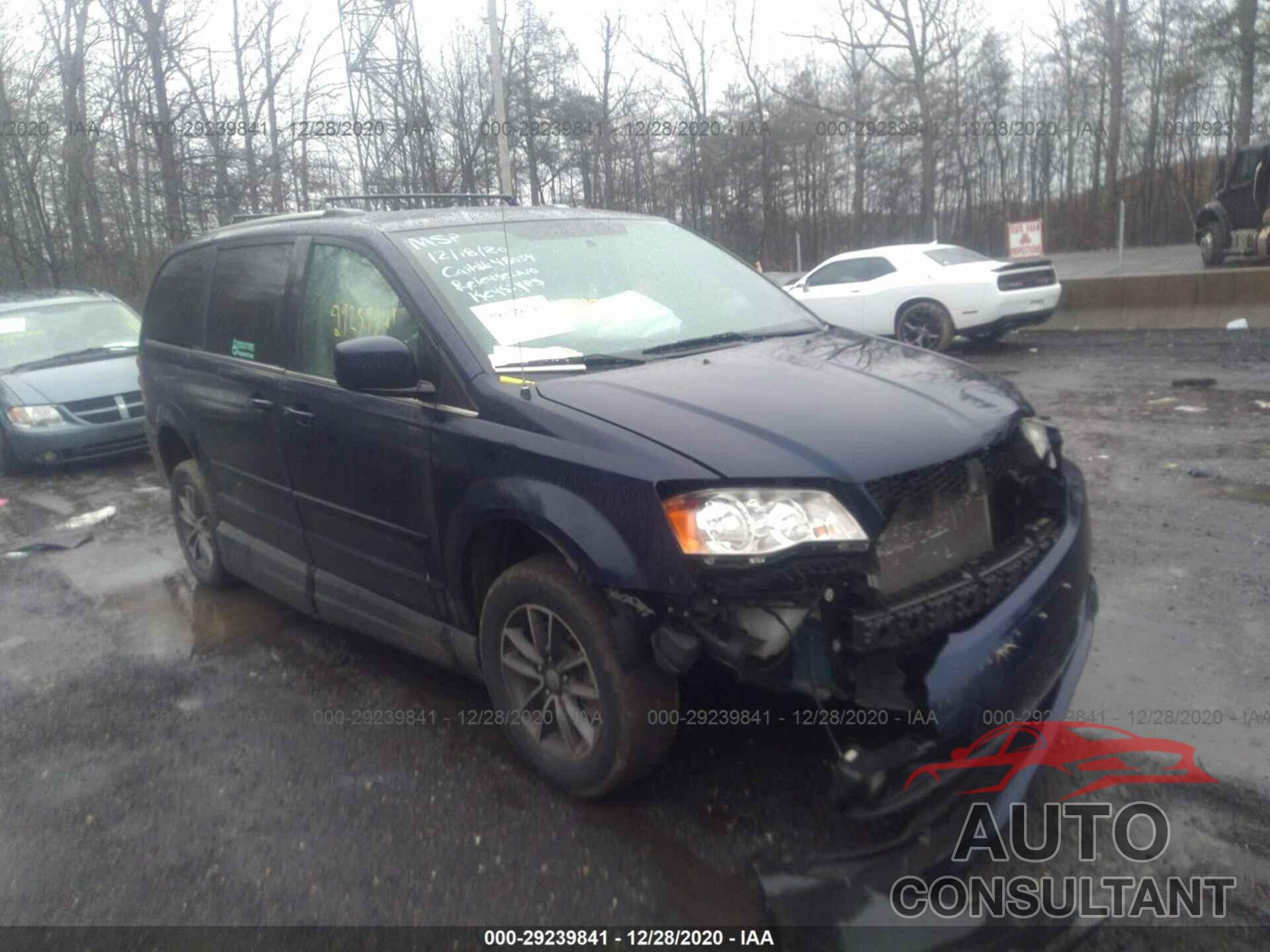 DODGE GRAND CARAVAN 2017 - 2C4RDGCG3HR731102