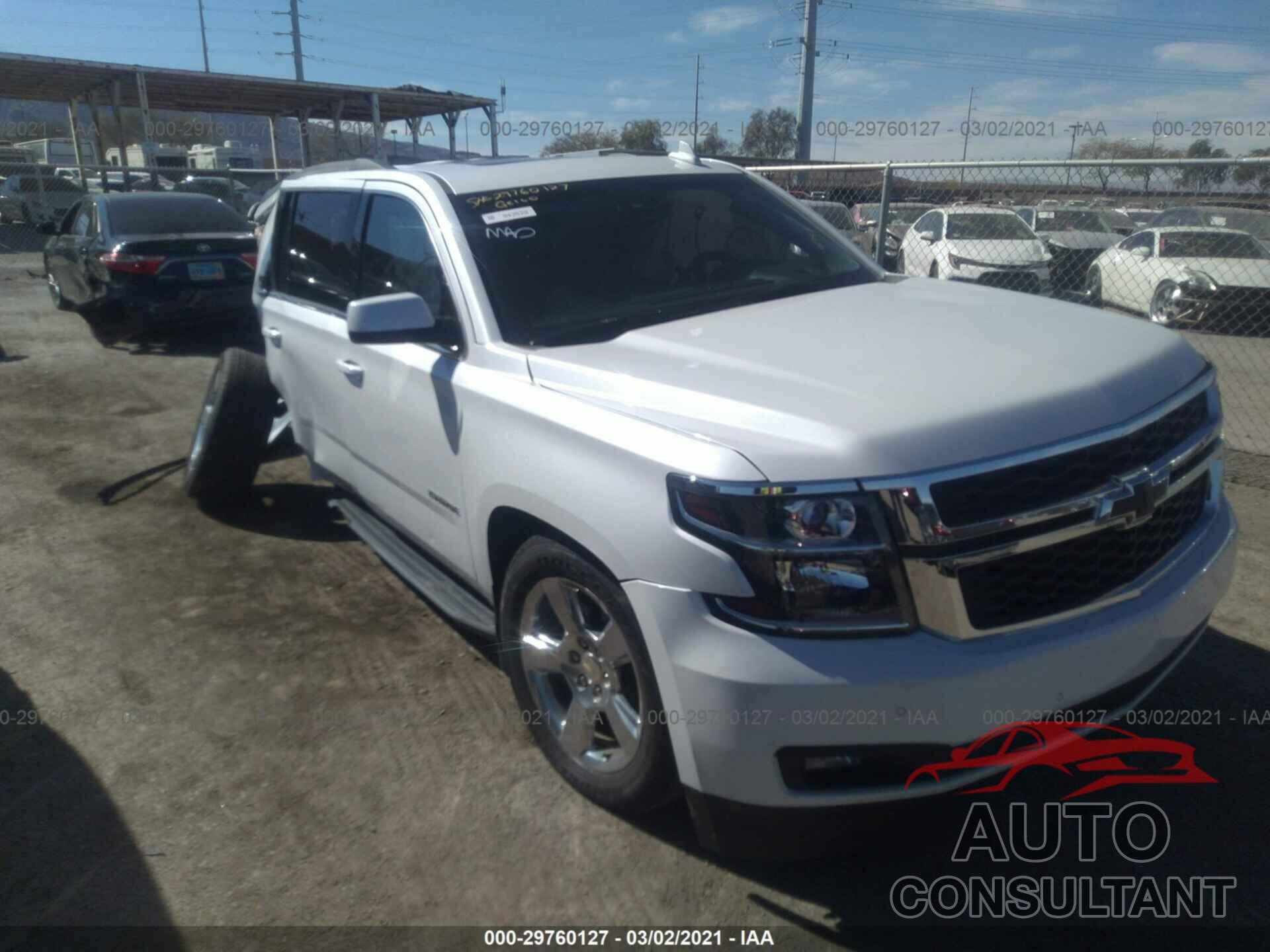 CHEVROLET TAHOE 2017 - 1GNSKBKC9HR215123