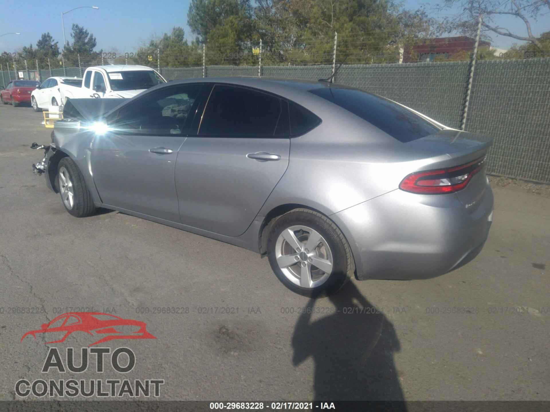 DODGE DART 2016 - 1C3CDFBB2GD701696