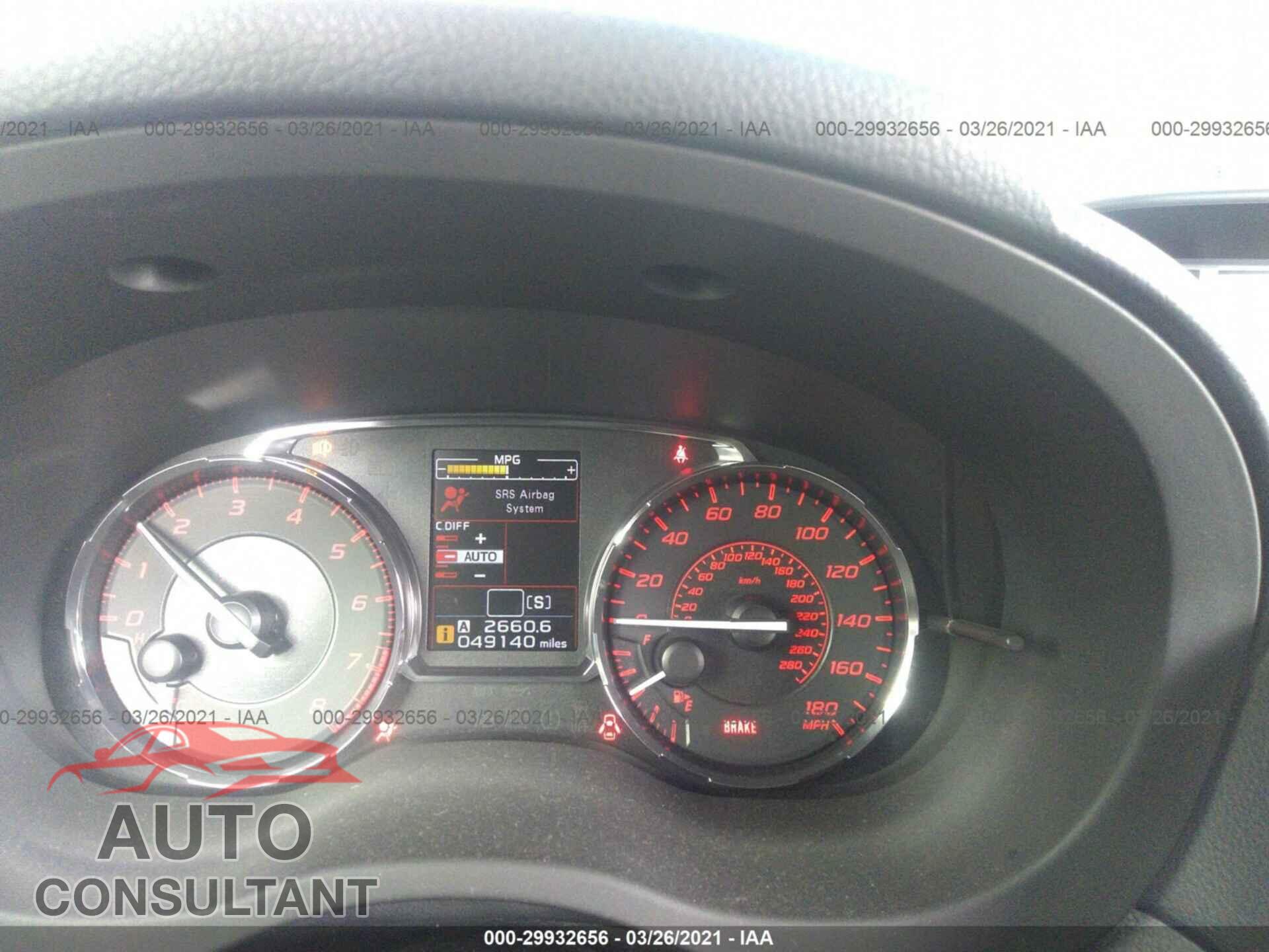 SUBARU WRX 2017 - JF1VA2M66H9817841