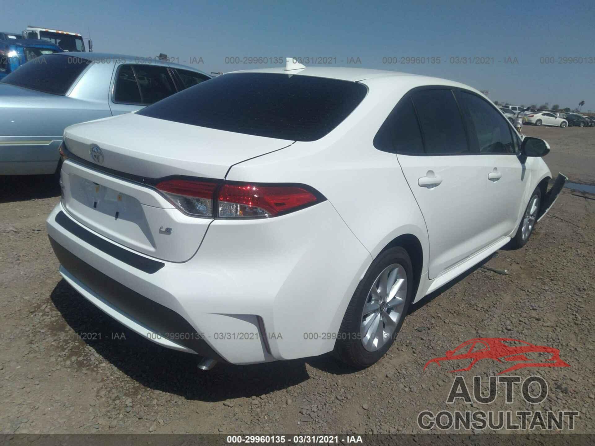 TOYOTA COROLLA 2021 - JTDVPMAE0MJ120772