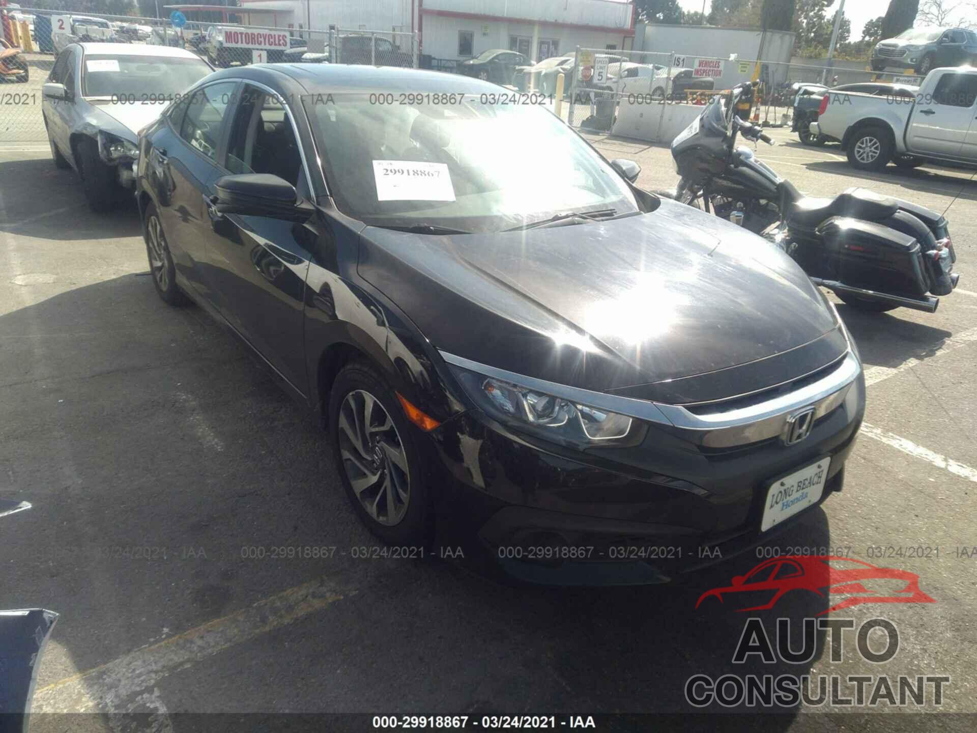 HONDA CIVIC SEDAN 2016 - 2HGFC2F82GH542427