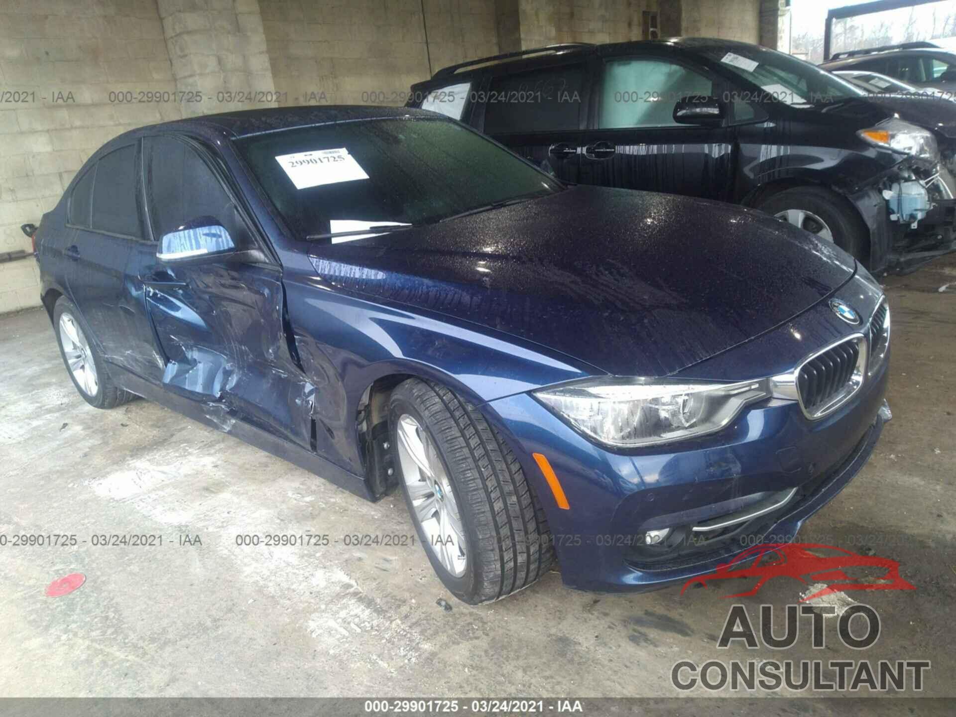 BMW 3 SERIES 2016 - WBA8E3G55GNU00492