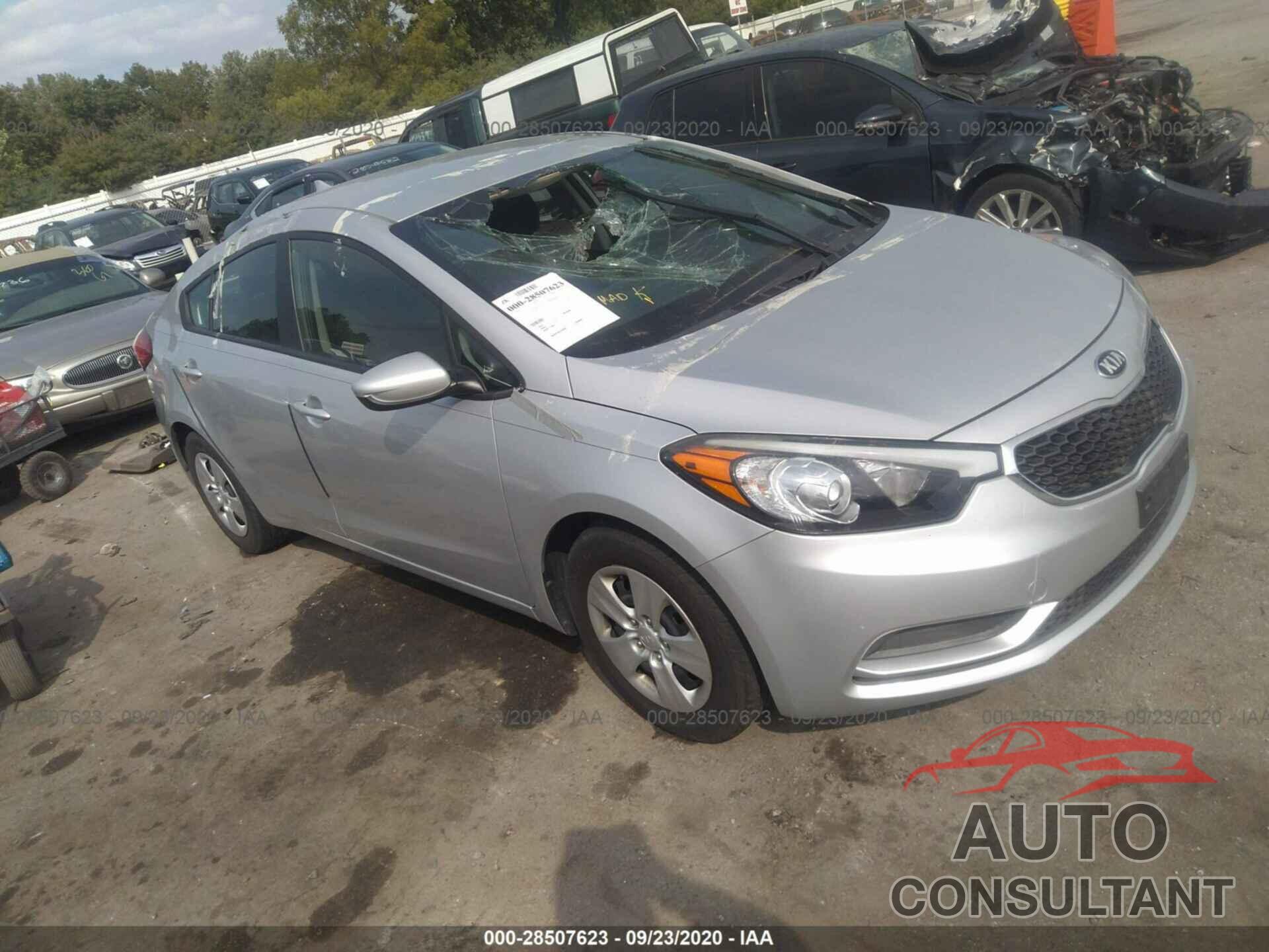 KIA FORTE 2016 - KNAFK4A68G5474478