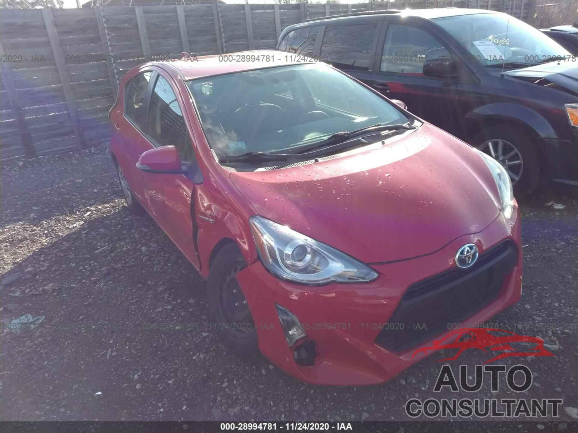 TOYOTA PRIUS C 2016 - JTDKDTB33G1134916