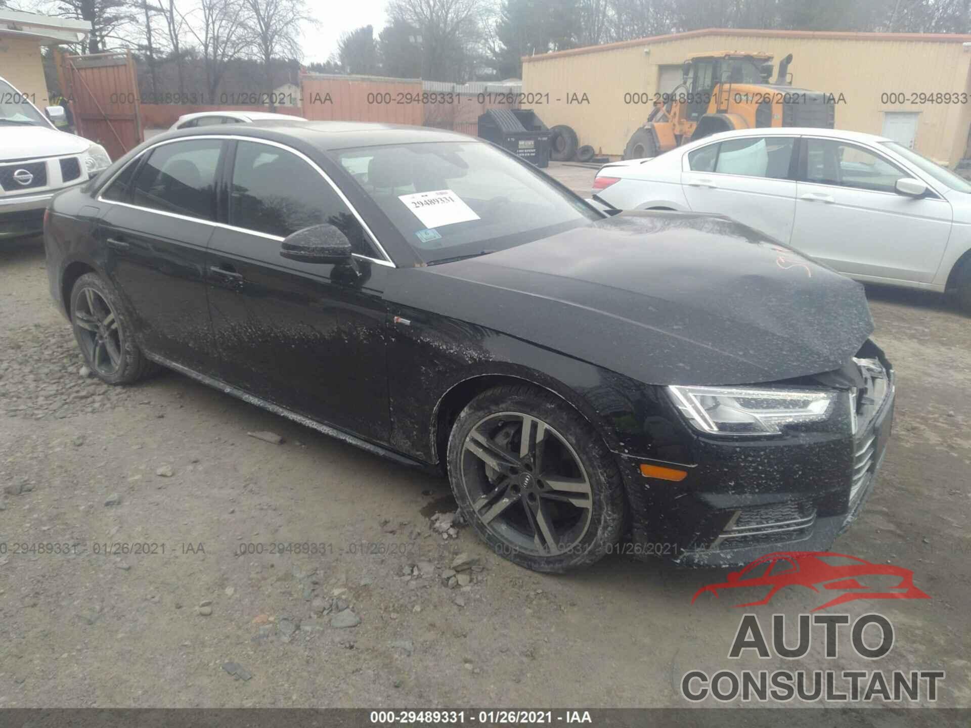 AUDI A4 2017 - WAUENAF4XHN064291