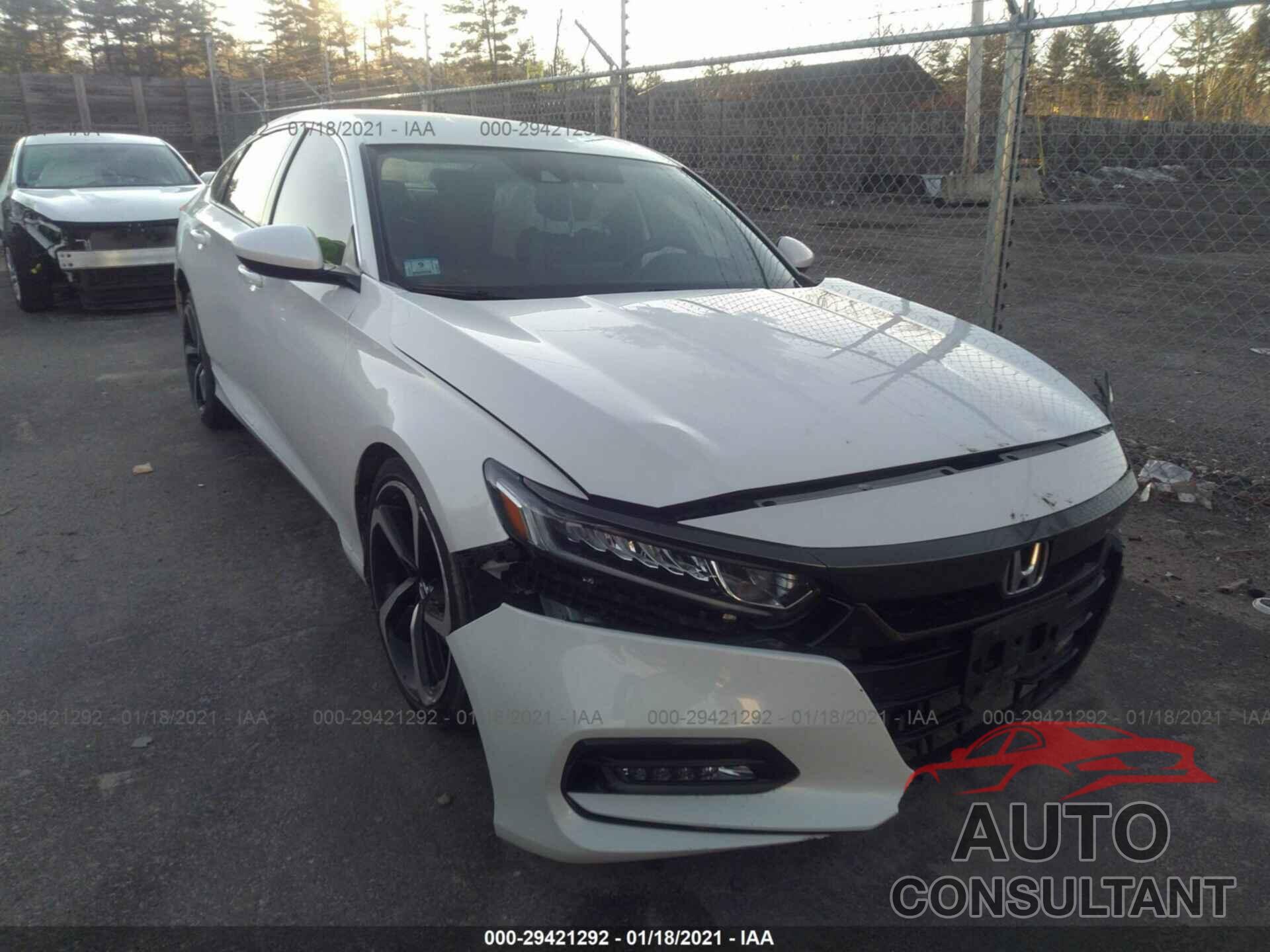 HONDA ACCORD SEDAN 2018 - 1HGCV1F32JA089279