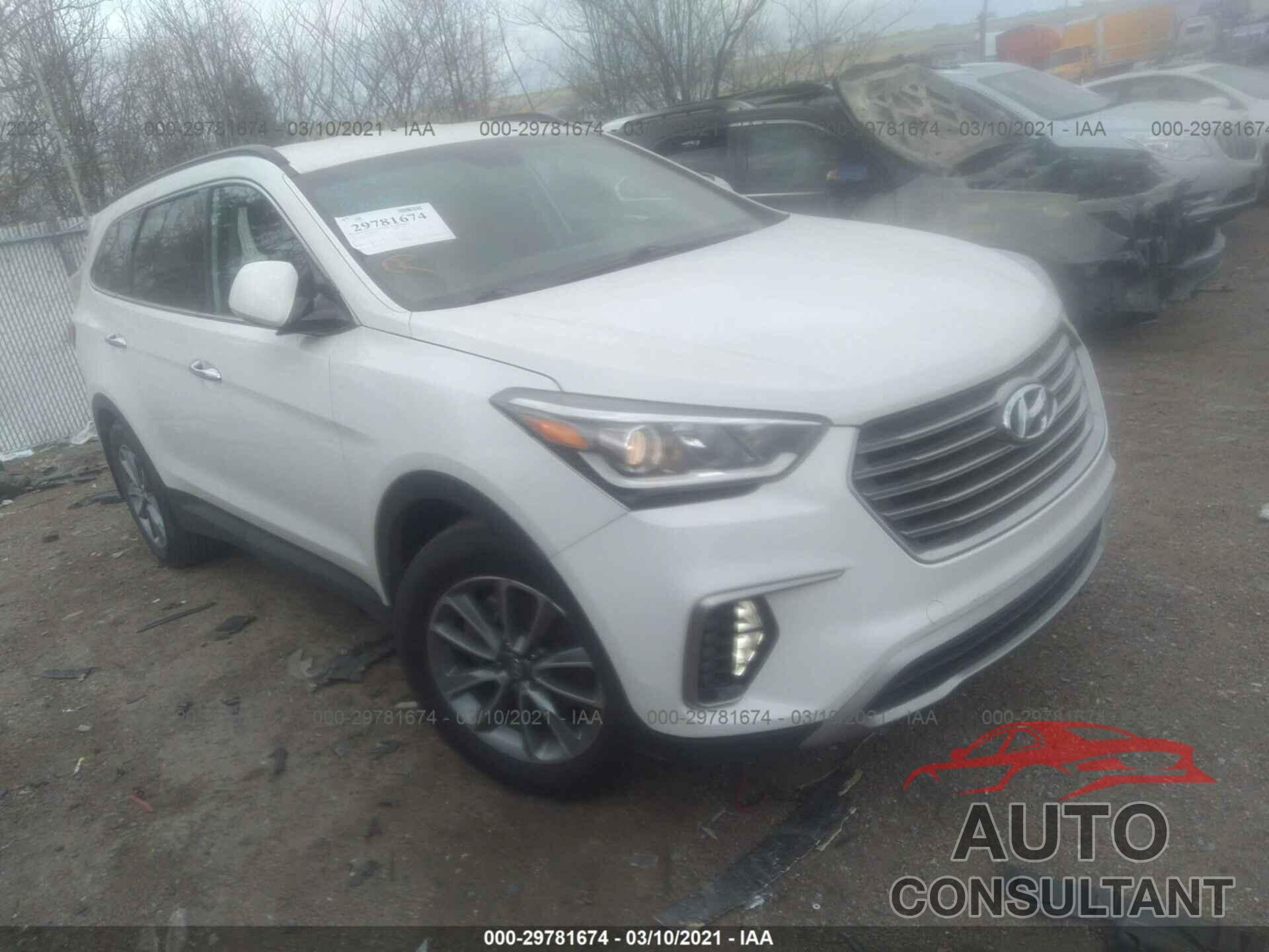 HYUNDAI SANTA FE 2017 - KM8SN4HF8HU182234