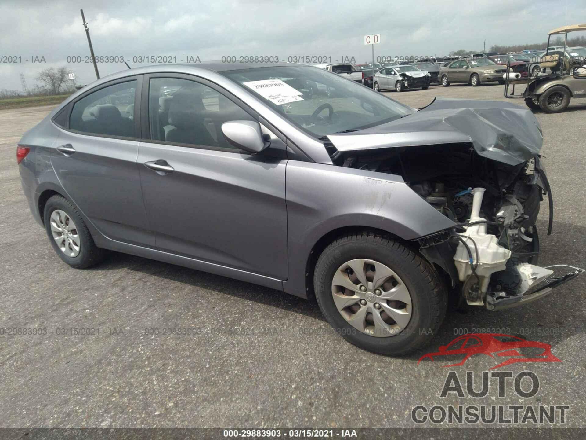 HYUNDAI ACCENT 2016 - KMHCT4AE9GU948403