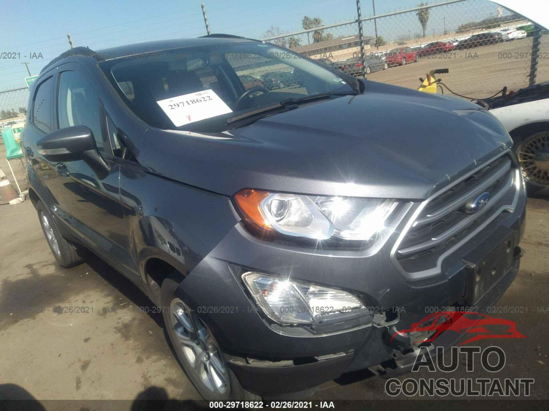 FORD ECOSPORT 2018 - MAJ6P1UL2JC208306