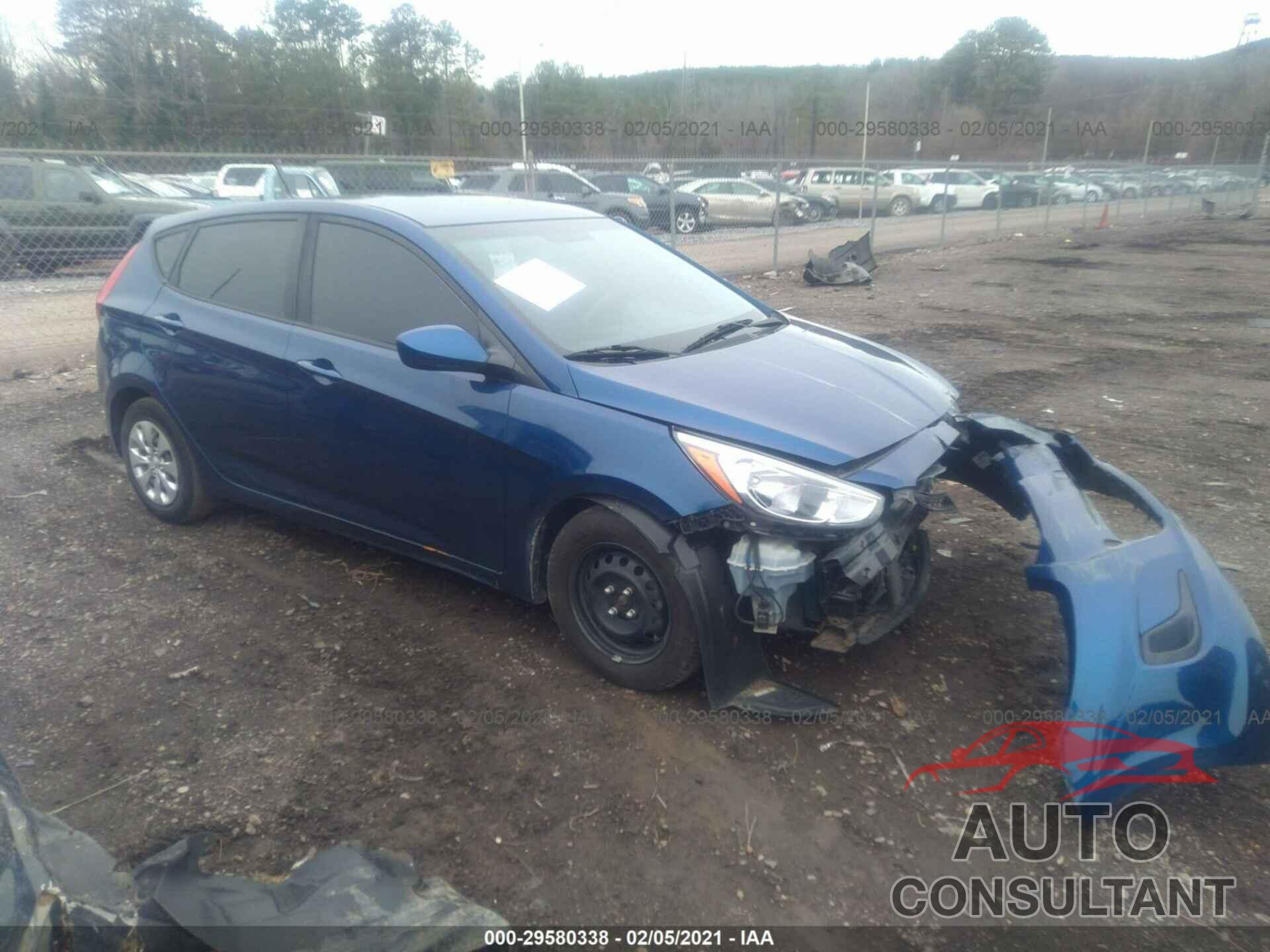 HYUNDAI ACCENT 2016 - KMHCT5AE4GU279298