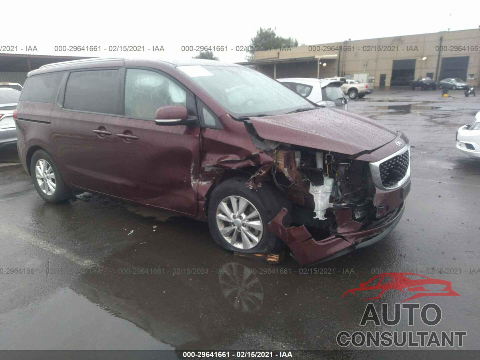 KIA SEDONA 2016 - KNDMB5C1XG6121333