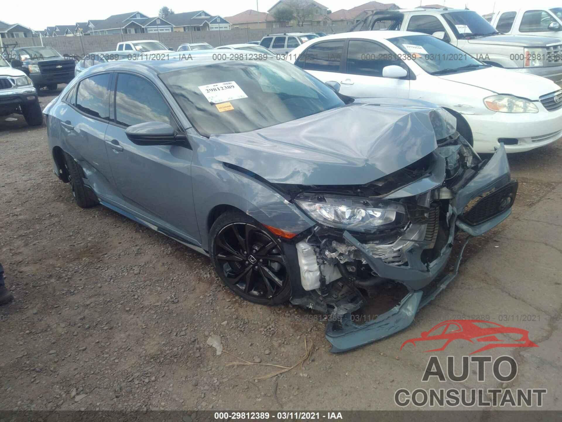 HONDA CIVIC HATCHBACK 2018 - SHHFK7G41JU213322