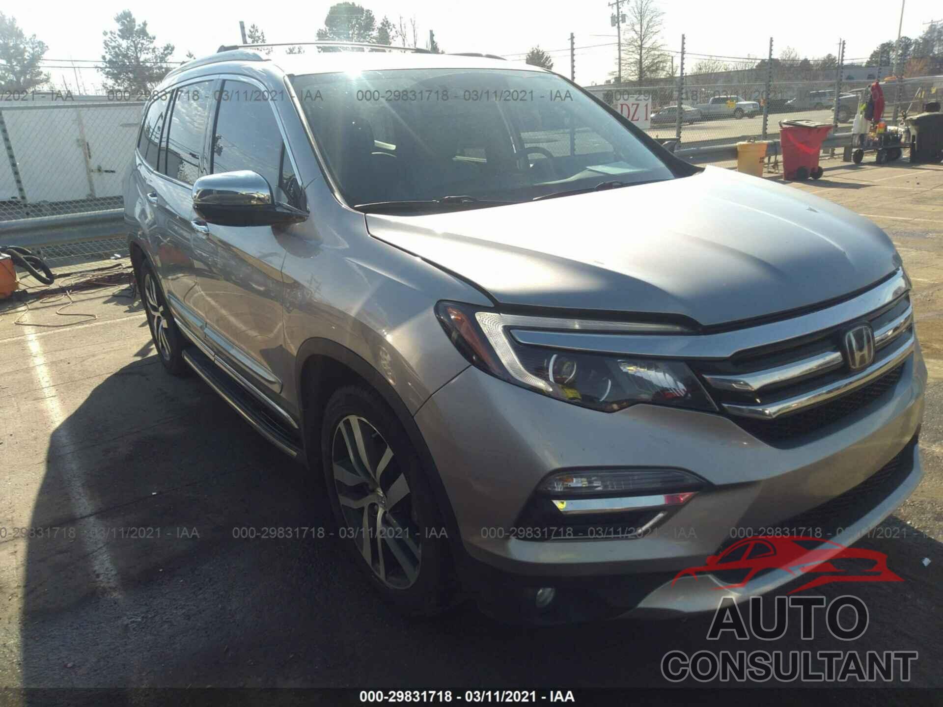 HONDA PILOT 2016 - 5FNYF6H03GB119519