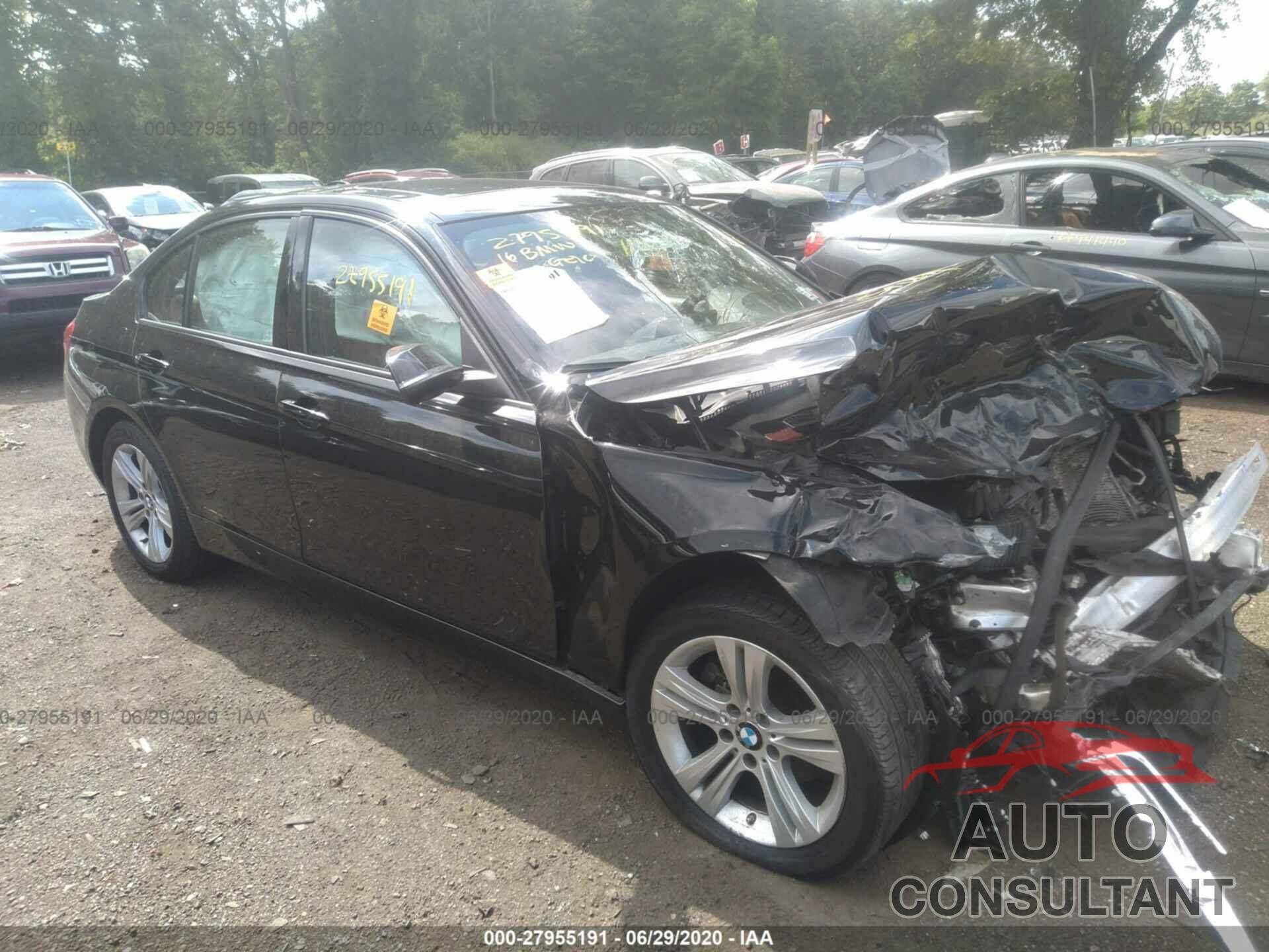 BMW 3 SERIES 2016 - WBA8E3G5XGNU02481