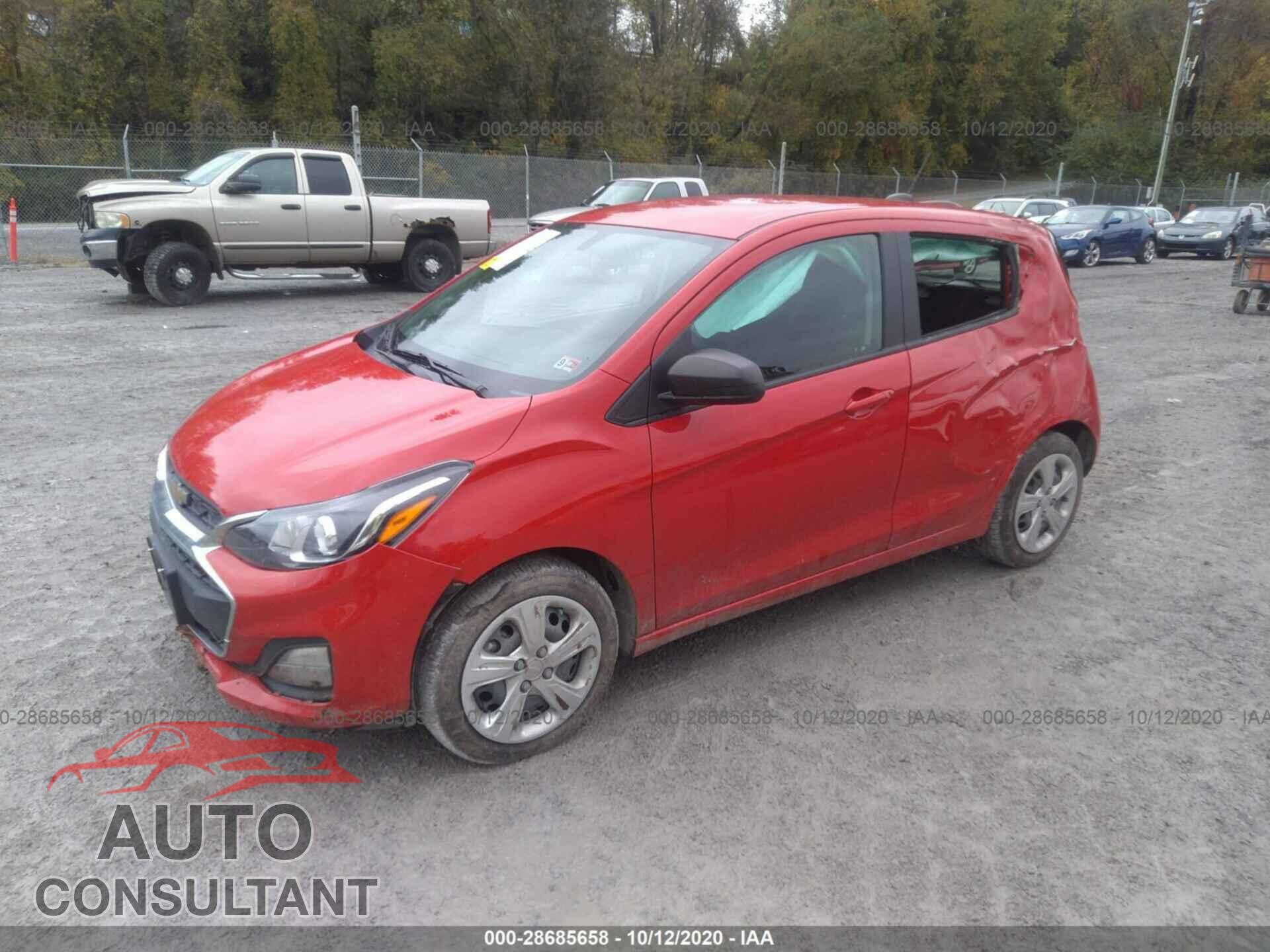 CHEVROLET SPARK 2019 - KL8CB6SA1KC818833