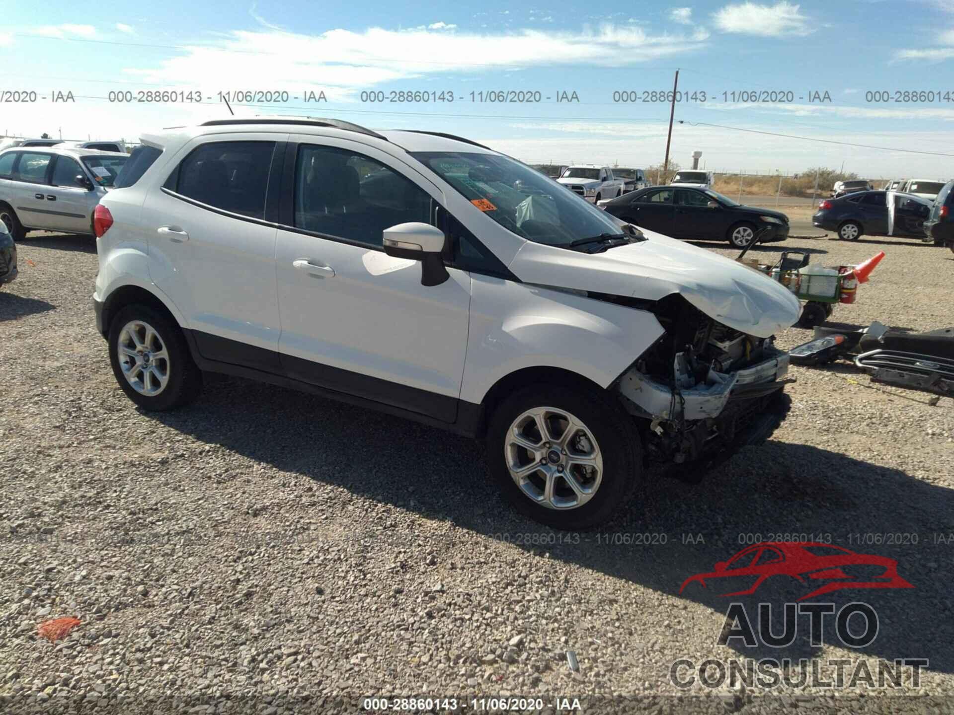 FORD ECOSPORT 2018 - MAJ3P1TE4JC247680