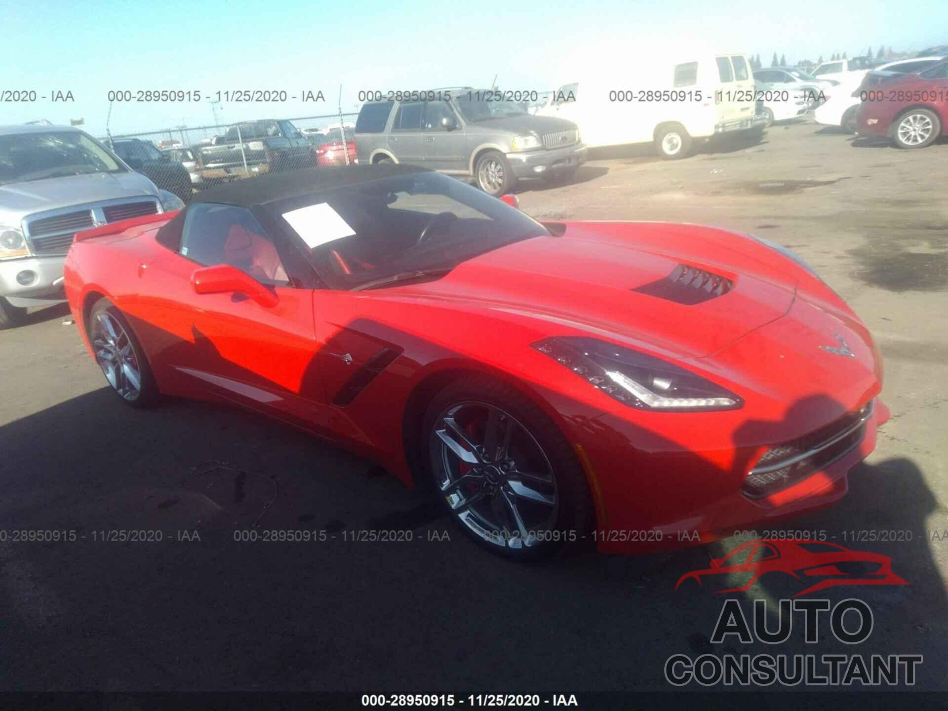 CHEVROLET CORVETTE 2016 - 1G1YA3D70G5123358