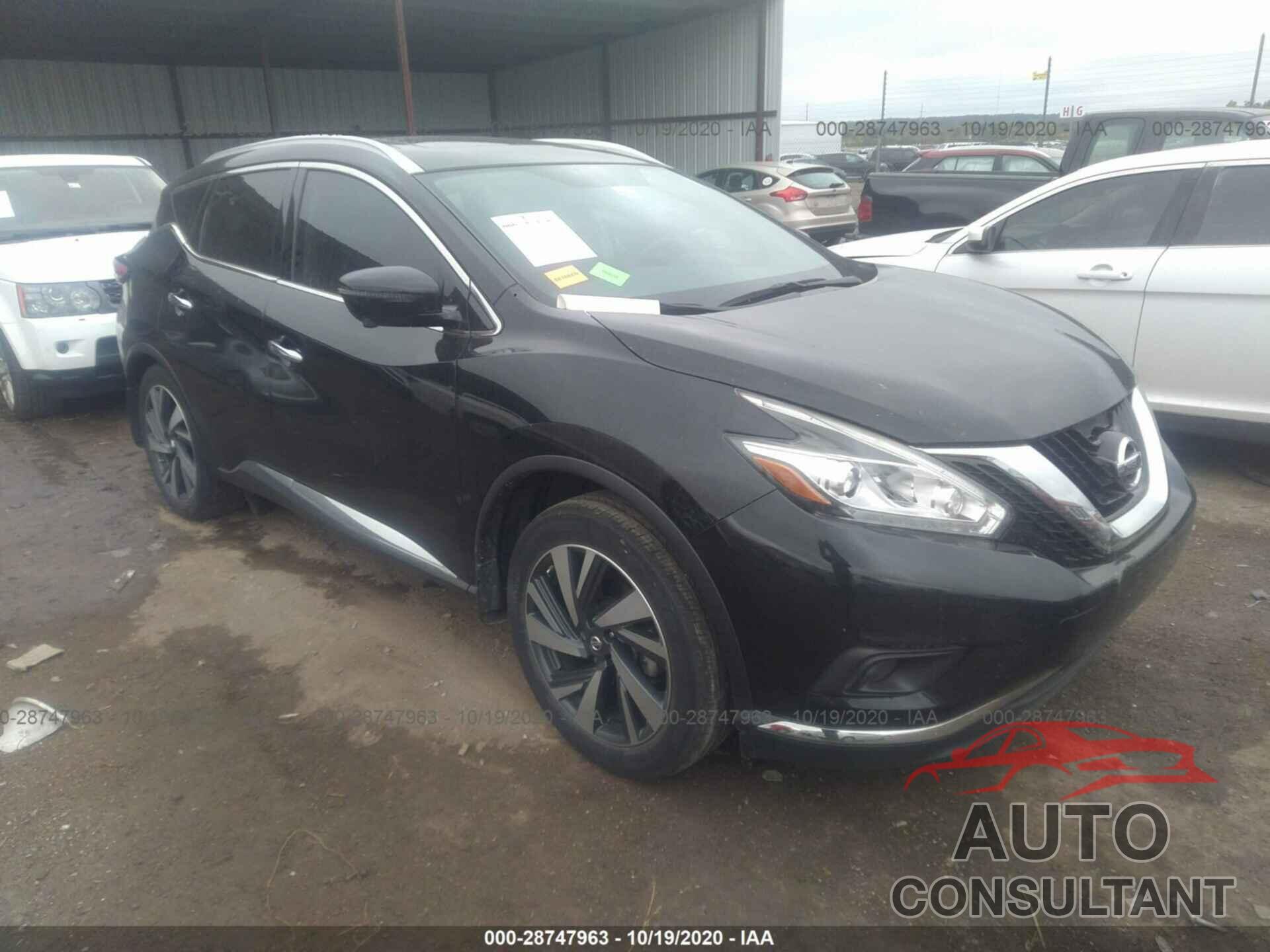 NISSAN MURANO 2016 - 5N1AZ2MGXGN143141