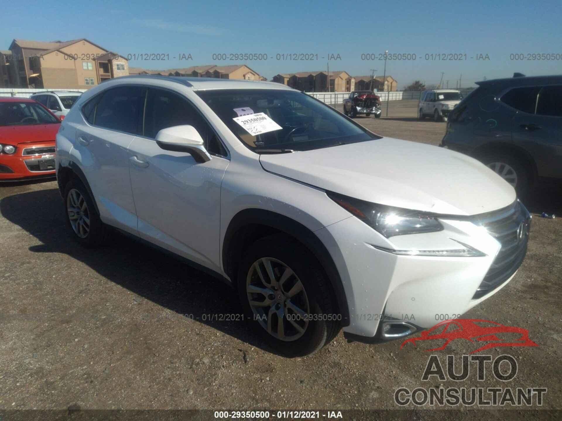 LEXUS NX 200T 2016 - JTJYARBZ4G2042120